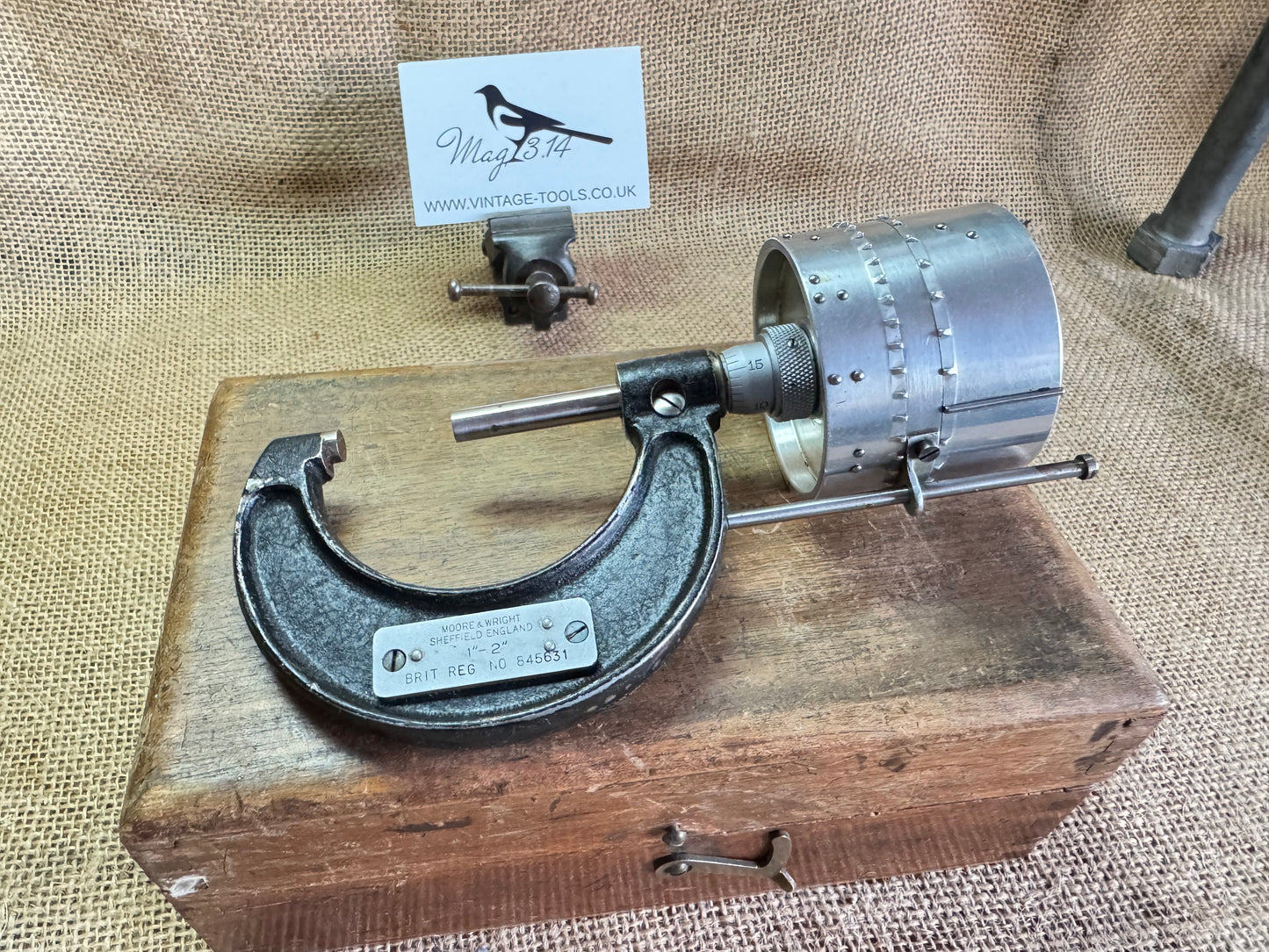 Moore & Wright 1” - 2” Braille Micrometer