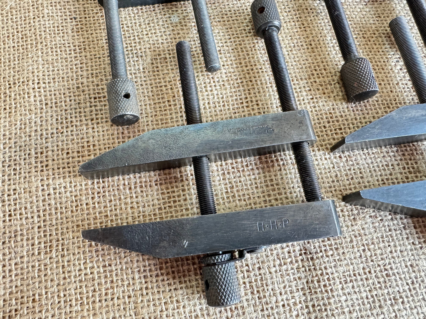 Set of 4 Moore & Wright 4” Engineers Parallel Clamps