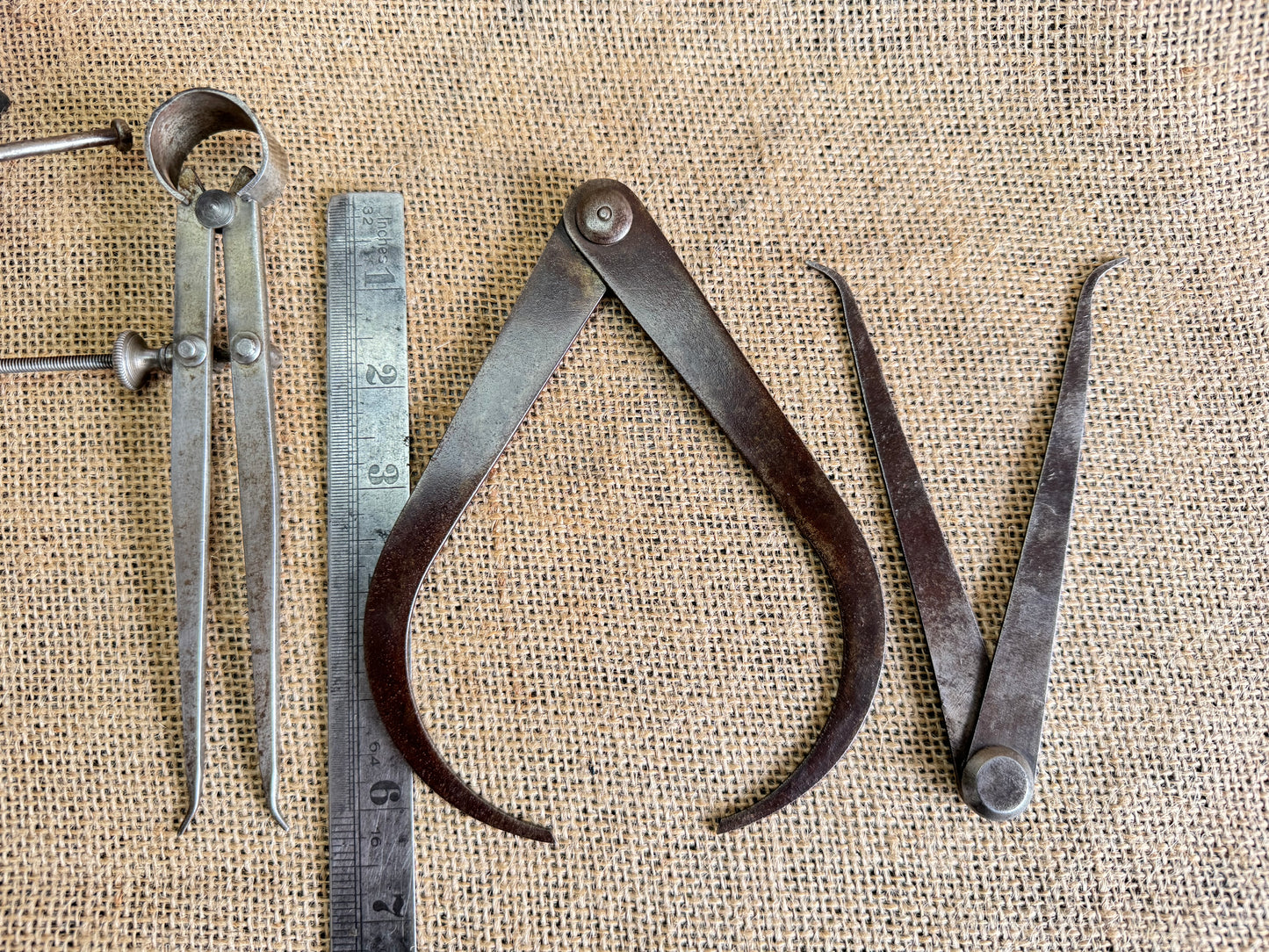 Selection of Vintage Engineers Measuring Calipers