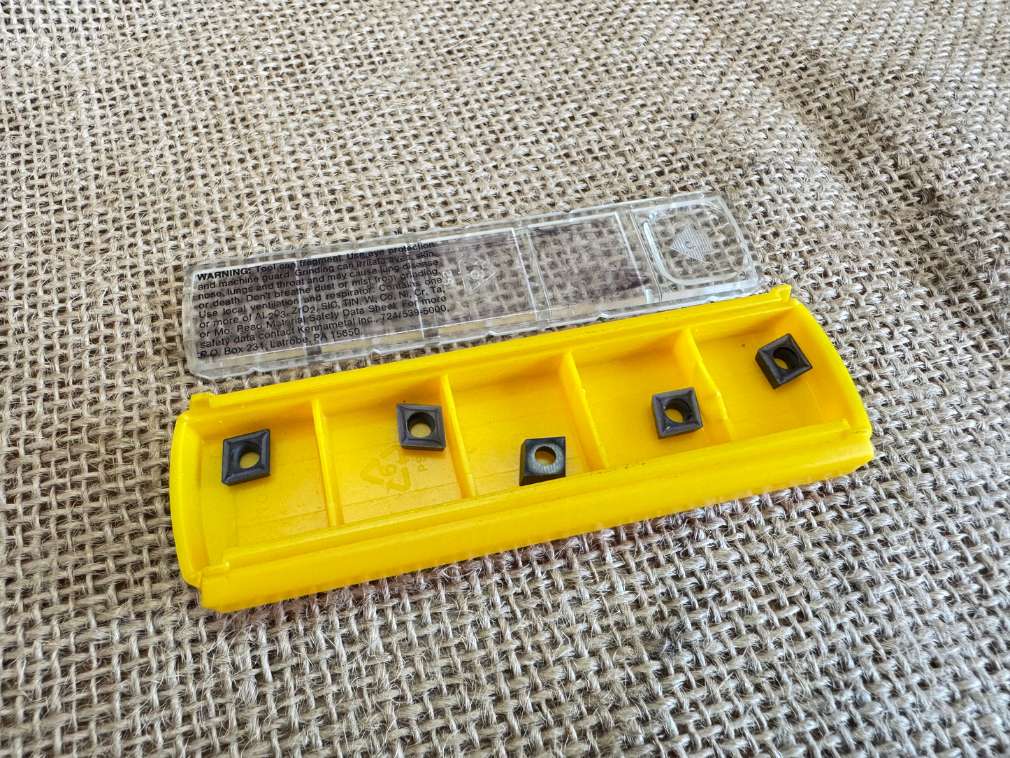 Kennametal CPGT2151LF Carbide Inserts x 5