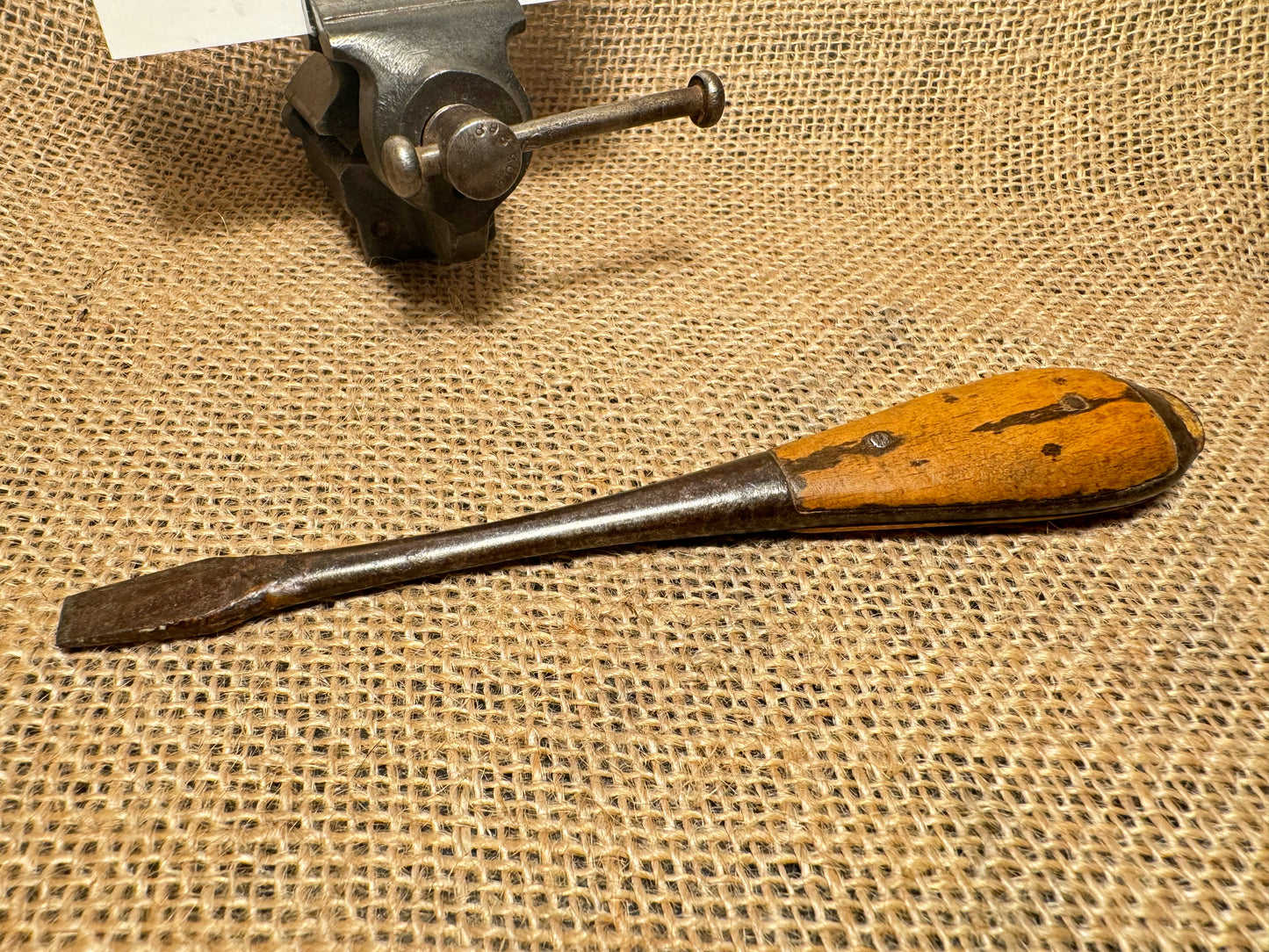 6” Vintage Perfect Pattern Handle Screwdriver / Turnscrew