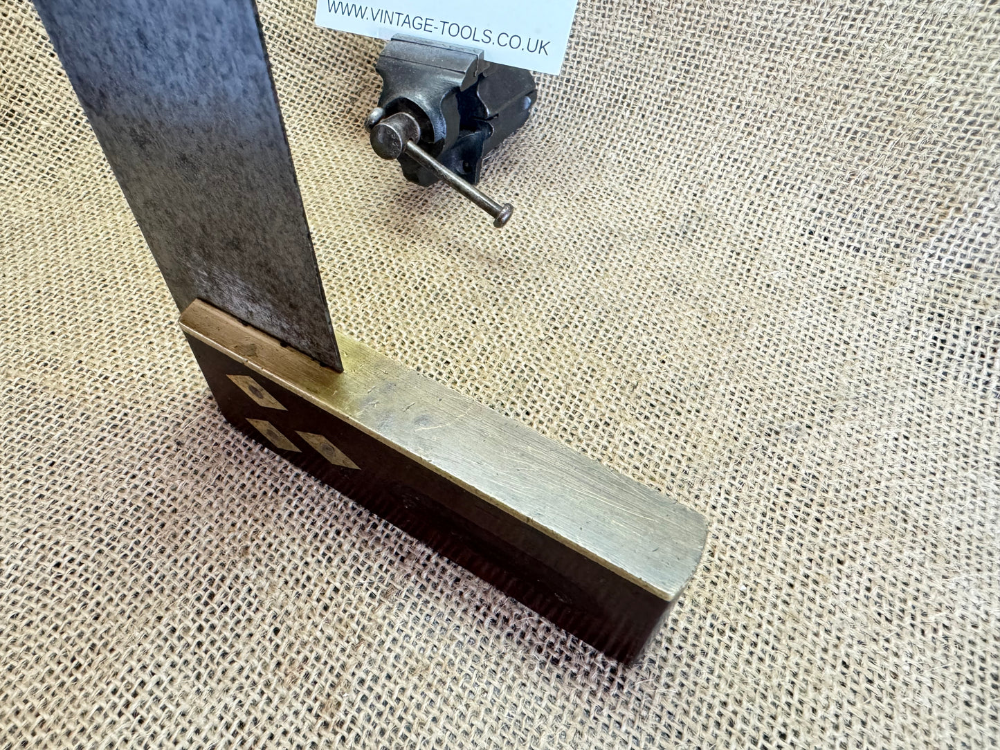 Marples 6” Brass & Rosewood Square