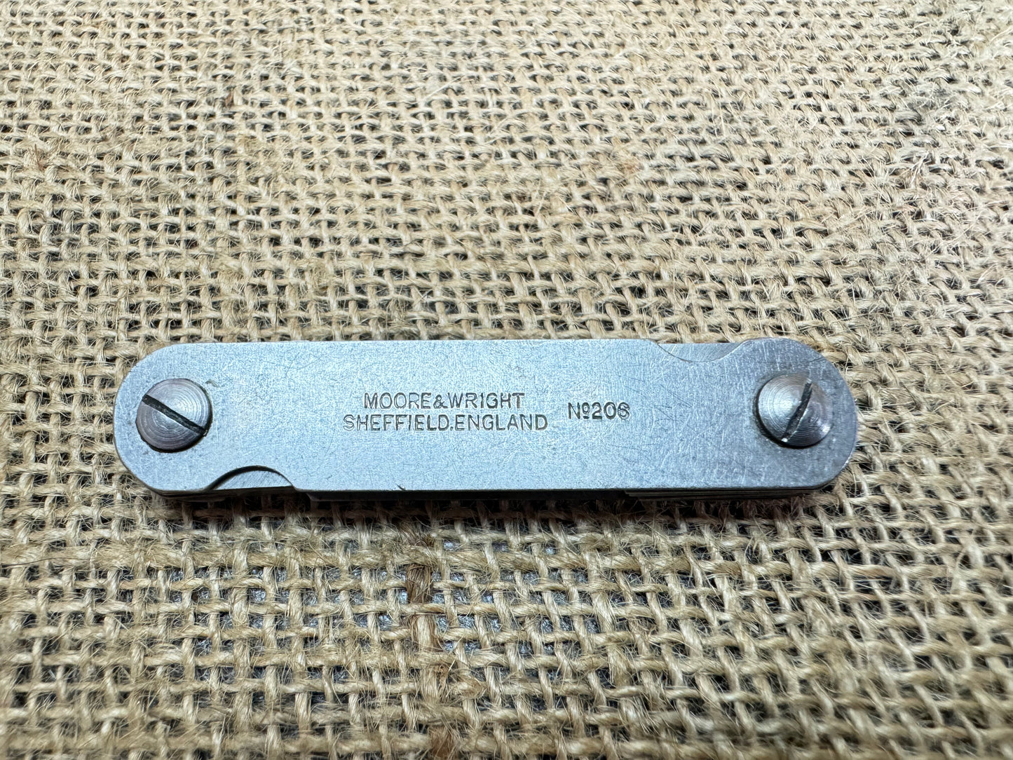 Moore and Wright No 206 Radius Gauge