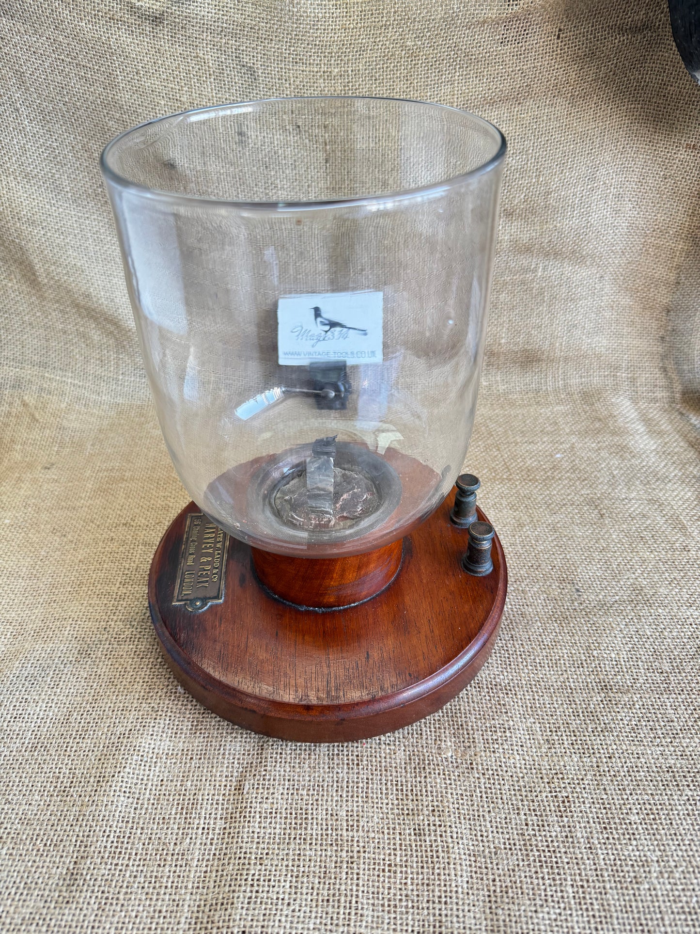 Water Electrolosis Apparatus by Late W. Ladd & Co