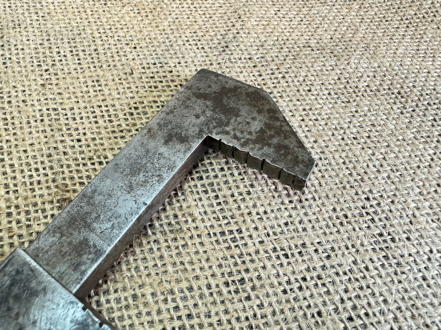 Vintage User or Apprentice Made 7” Adjustable Wrench