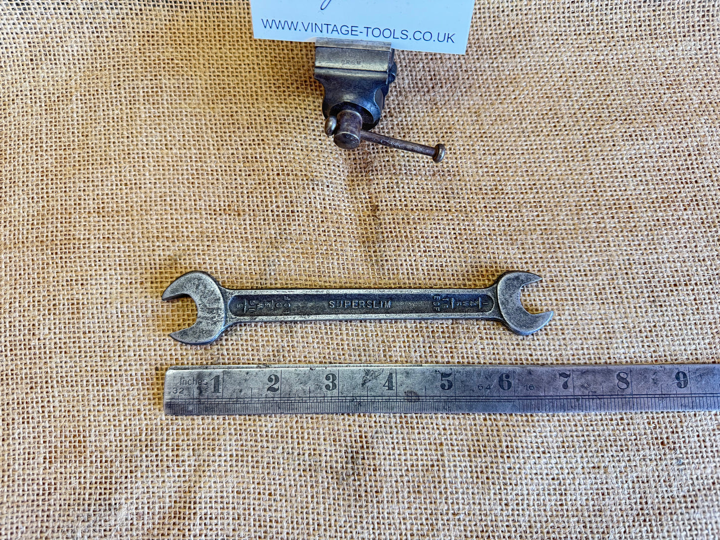 Superslim Imperial Open Combination Spanner 1/4 5/16