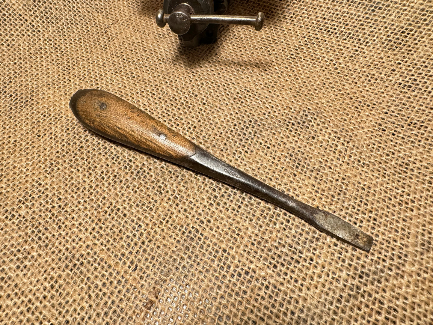 6” Foreign Vintage Perfect Pattern Handle Screwdriver / Turnscrew