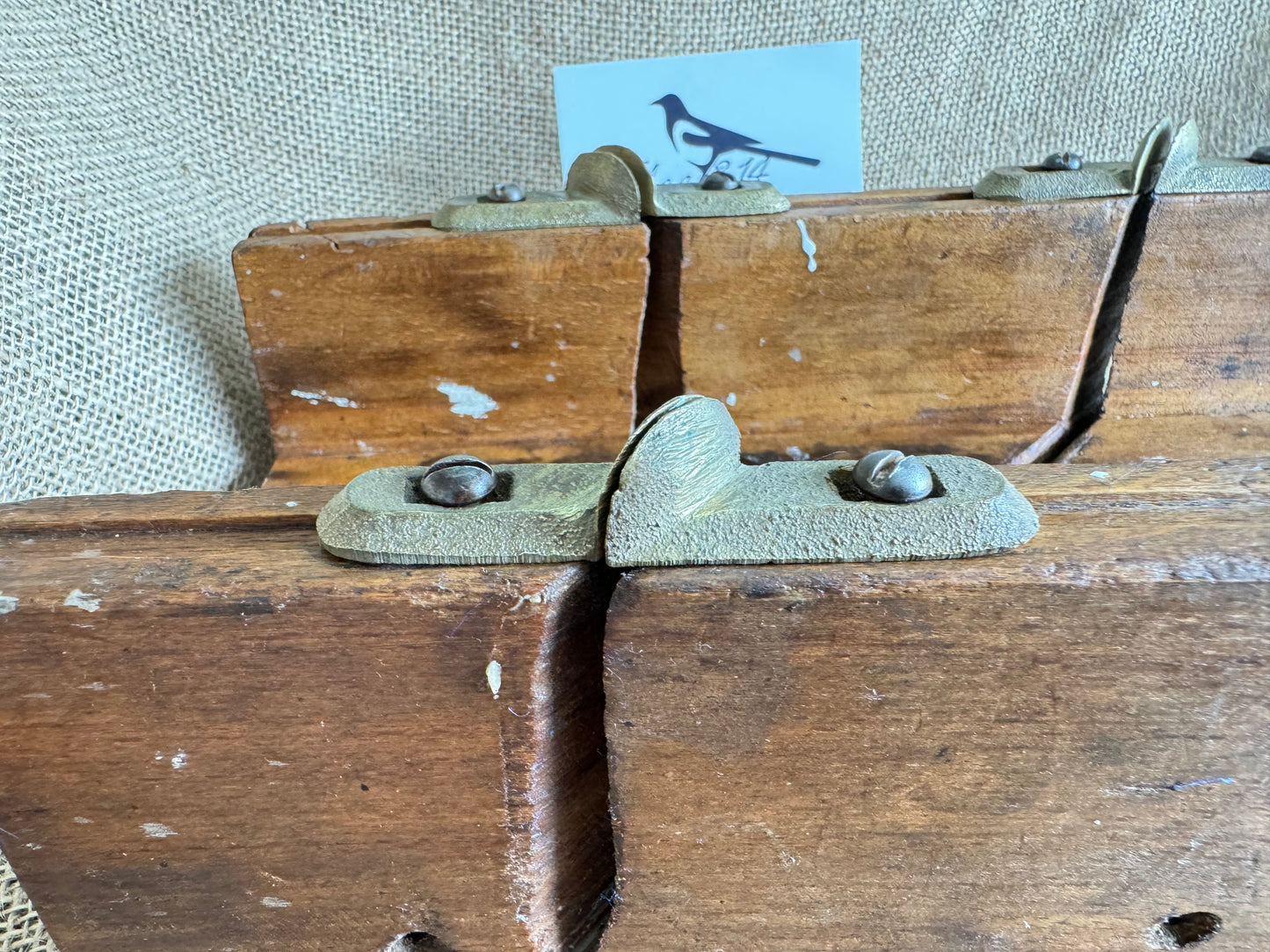 John Hall Tools (Birmingham) Beechwood Mitre Saw Block with Brass Guides