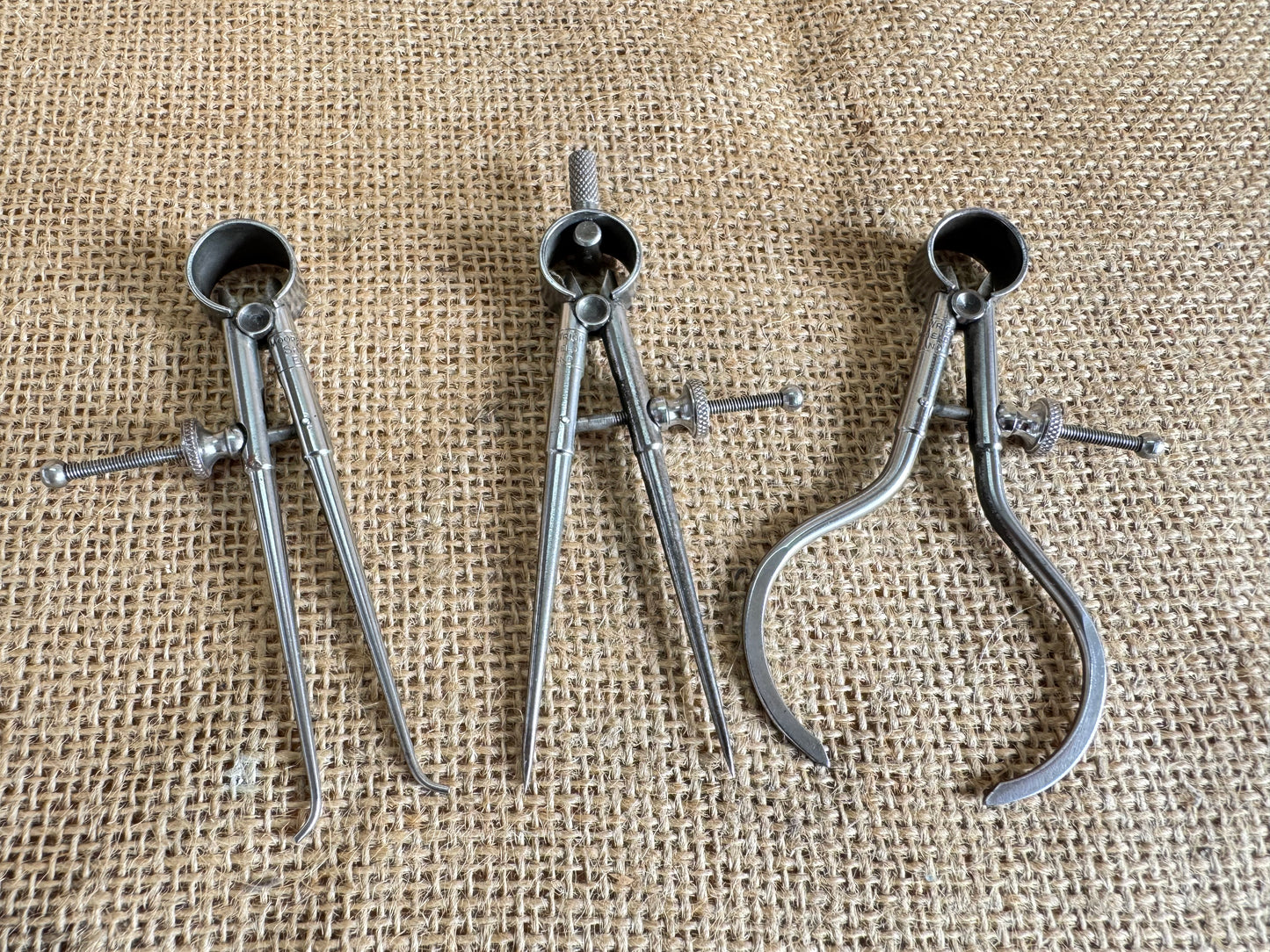 Set of Moore & Wright 3” Spring Callipers