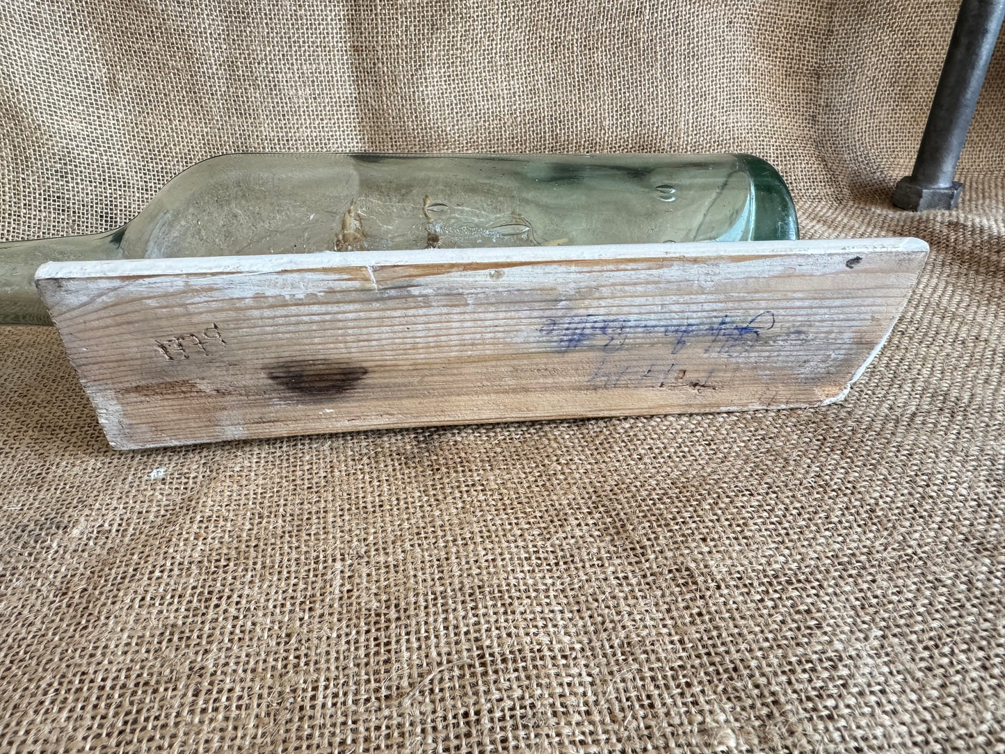 Antique 3 Mast Sailing Ship In A Bottle