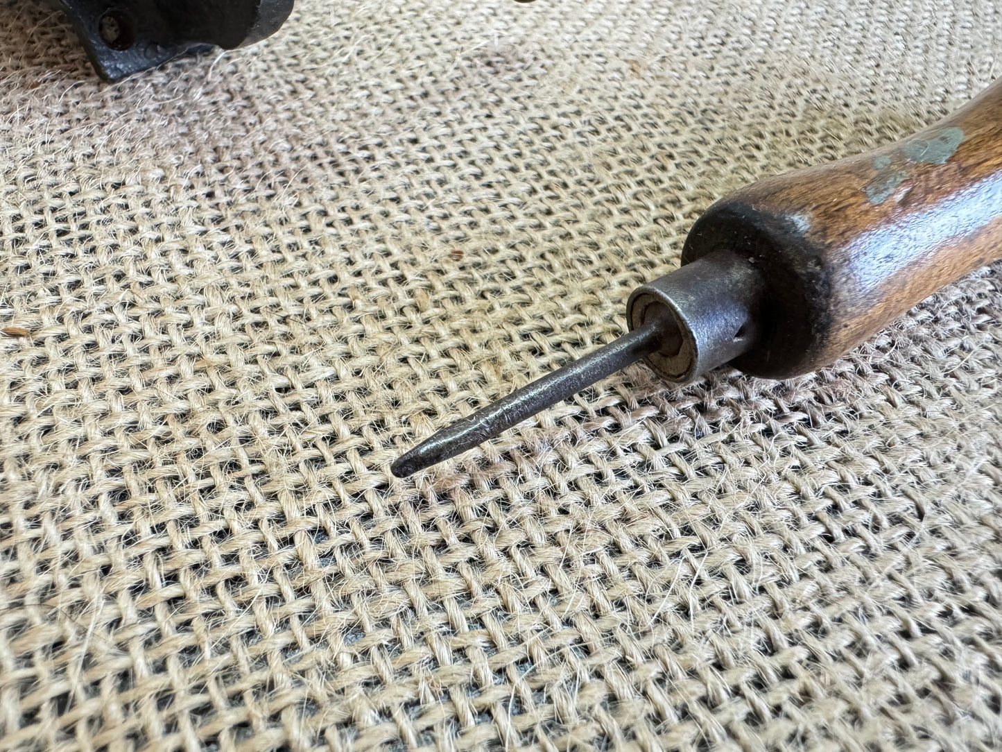 Vintage Wooden Handle 5” Bradle