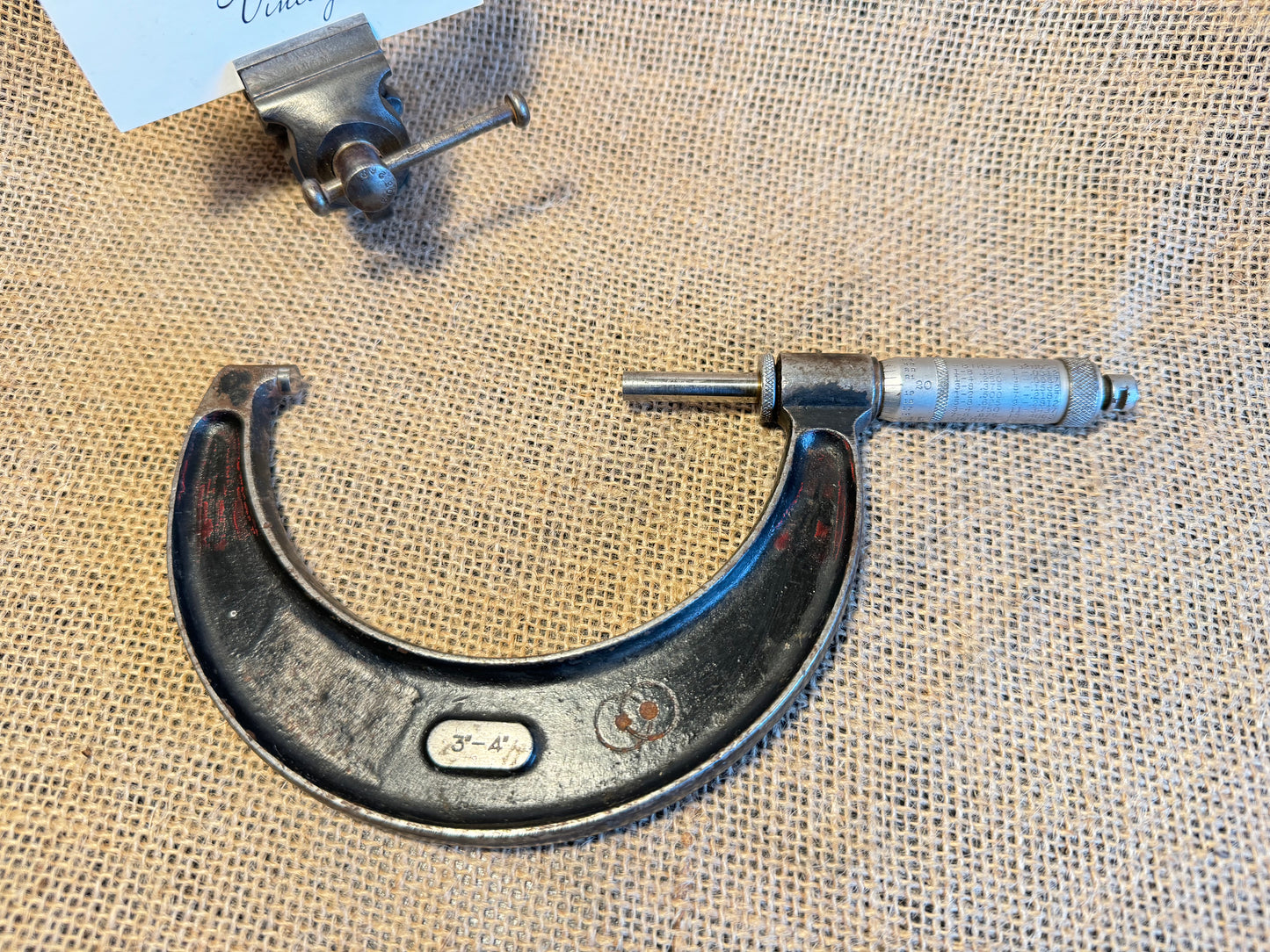 Moore & Wright No 966 3” - 4” Micrometer
