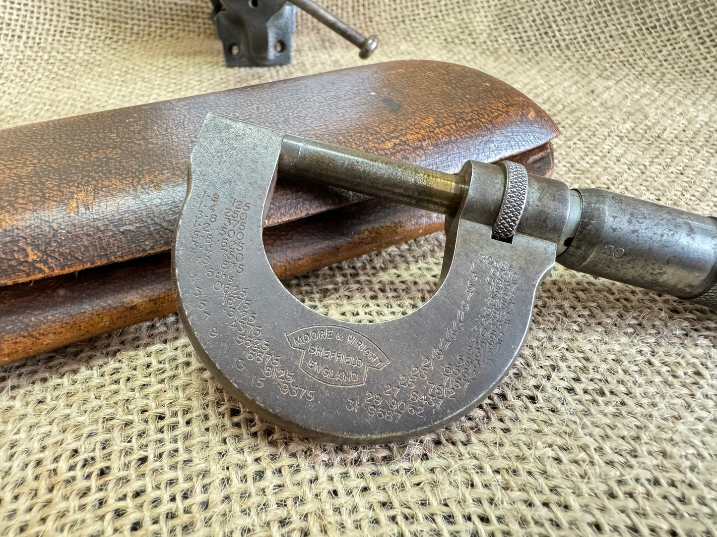 Moore & Wright No 961 Micrometer with original case.