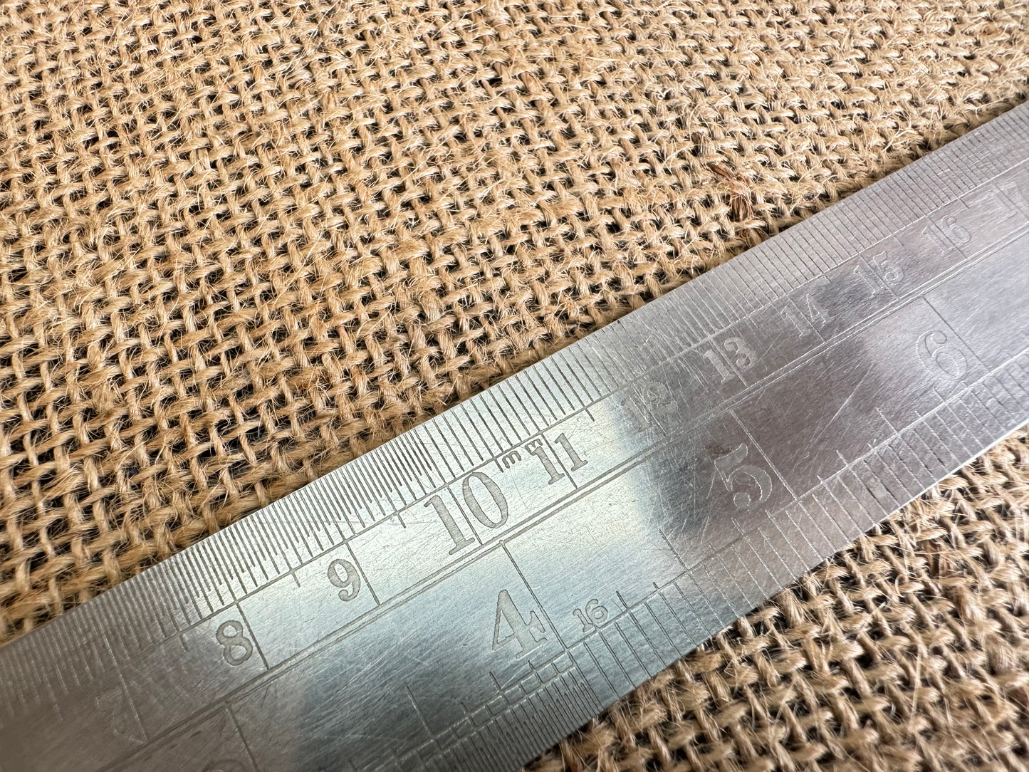 1945 ABC Rules & Measures 12” Stainless Steel Rule with Military Broadarrow Markings