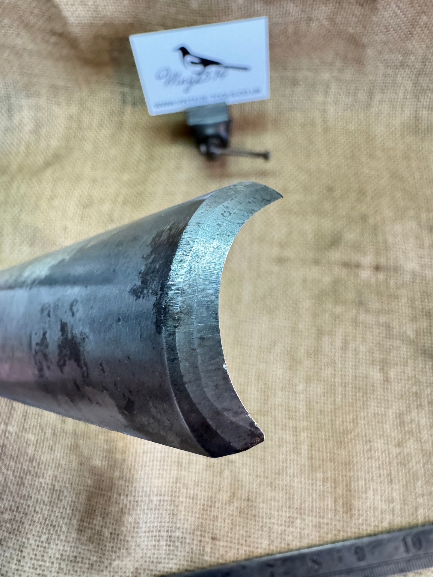 Vintage Wilkinson 1 1/4” Gouge Chisel with Military Broadarrow
