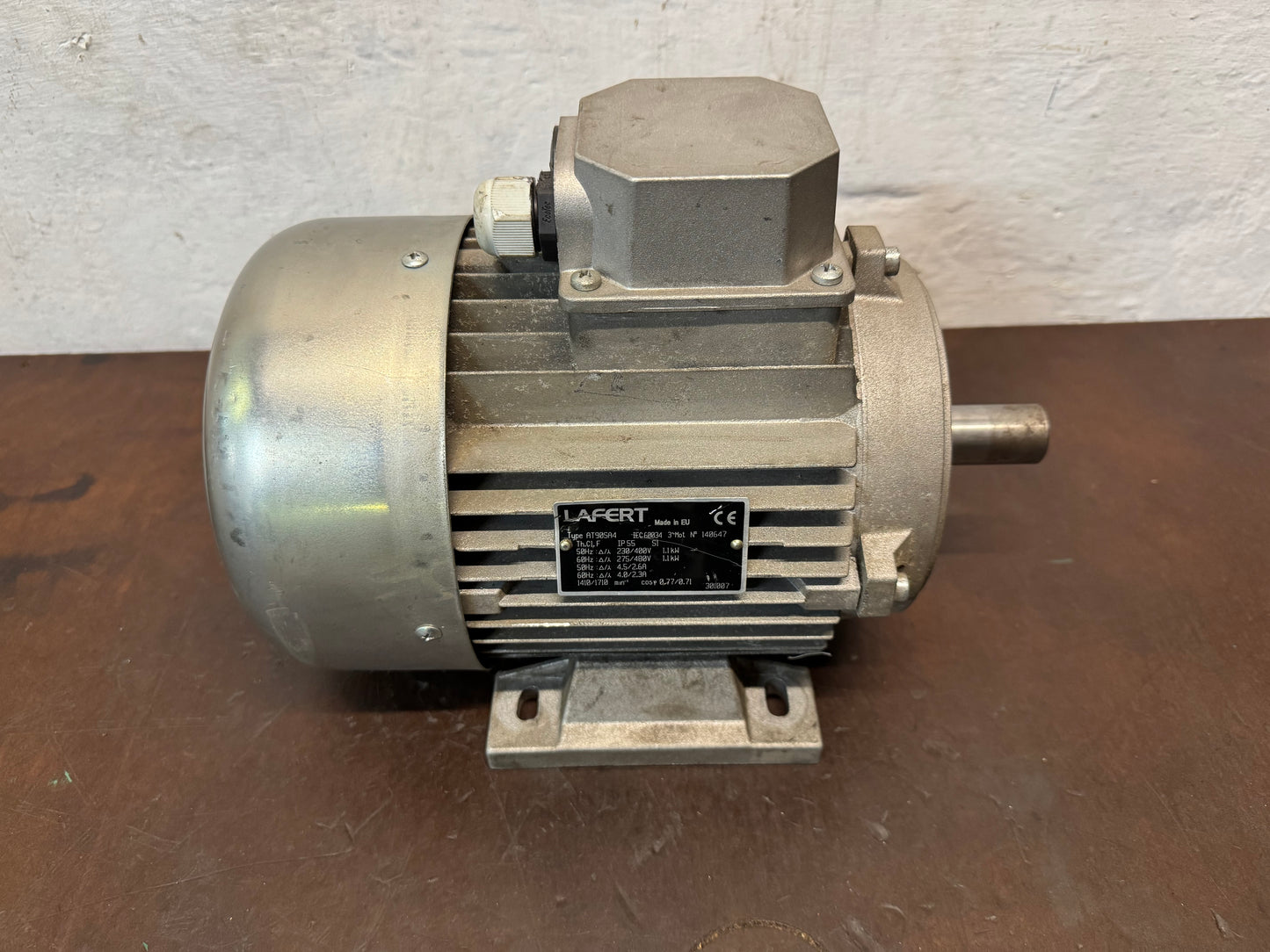 LAFERT AT90SA4 1.1kw 3 Phase Machine Motor