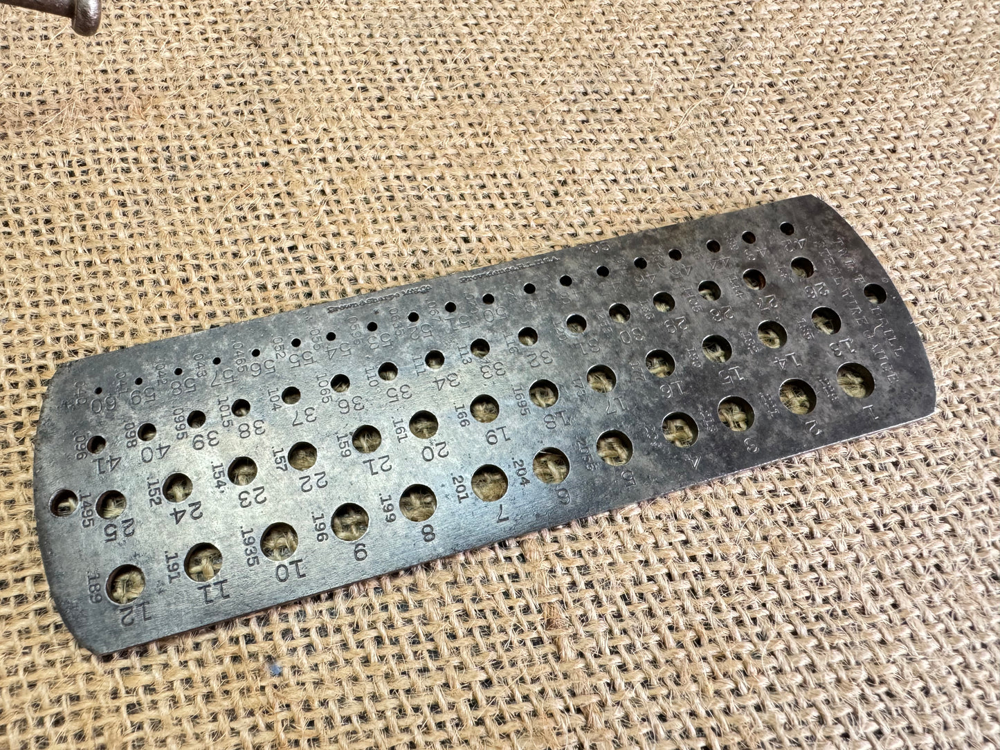 Brown & Sharpe 705 Twist Drill and Steel Wire Gauge