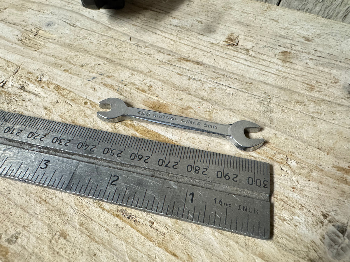 Britool 6JM45 4mm & 5mm Open Combination Spanner