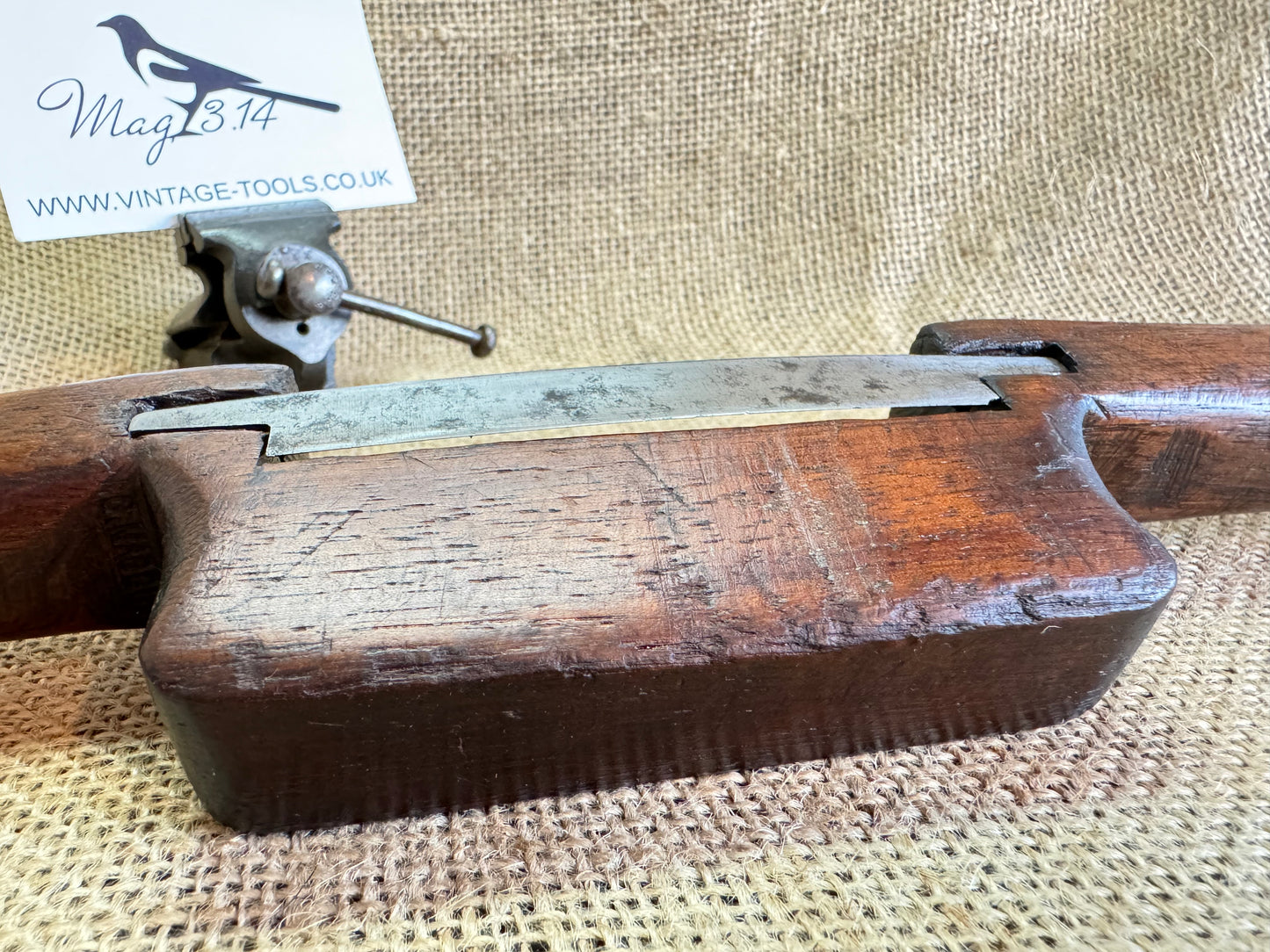 Vintage Wooden Body Spoke Shave 3.5” Iron