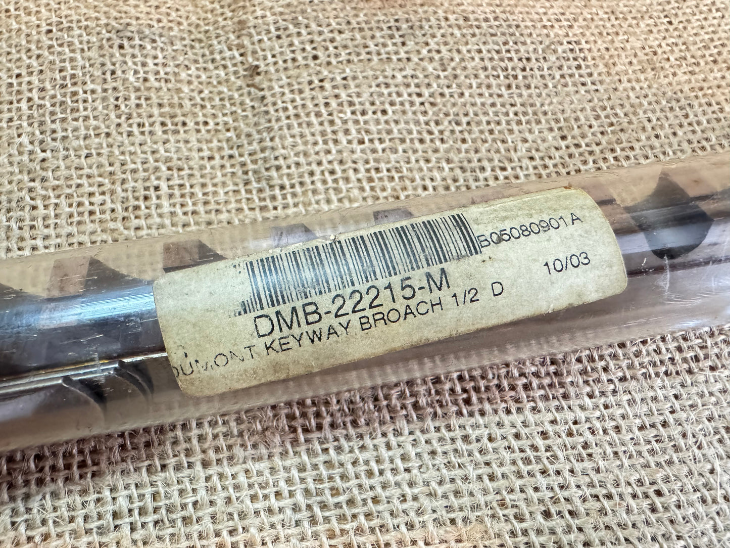 duMont 1/2-D 22215 Keyway Broach
