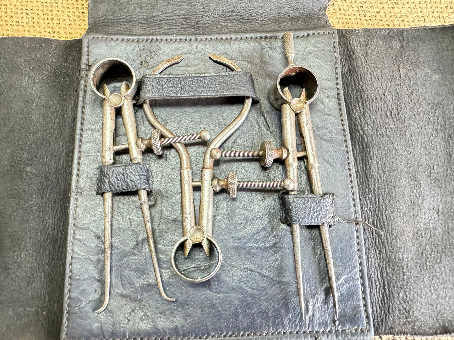Moore & Wright 3” Spring Caliper Set in Leather Pouch