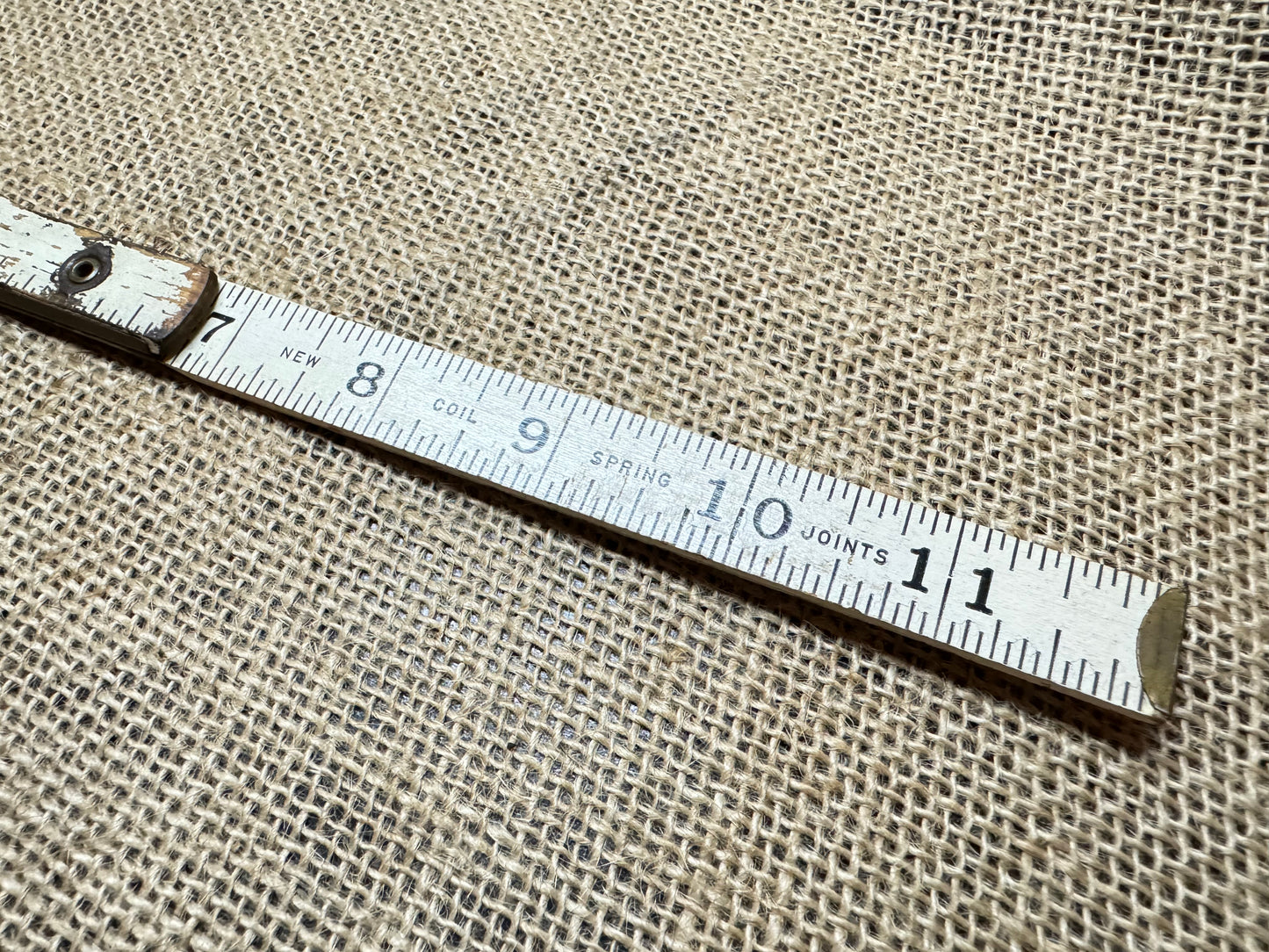 12” Eagle Folding Wooden Rule with Jim Aftel Branding
