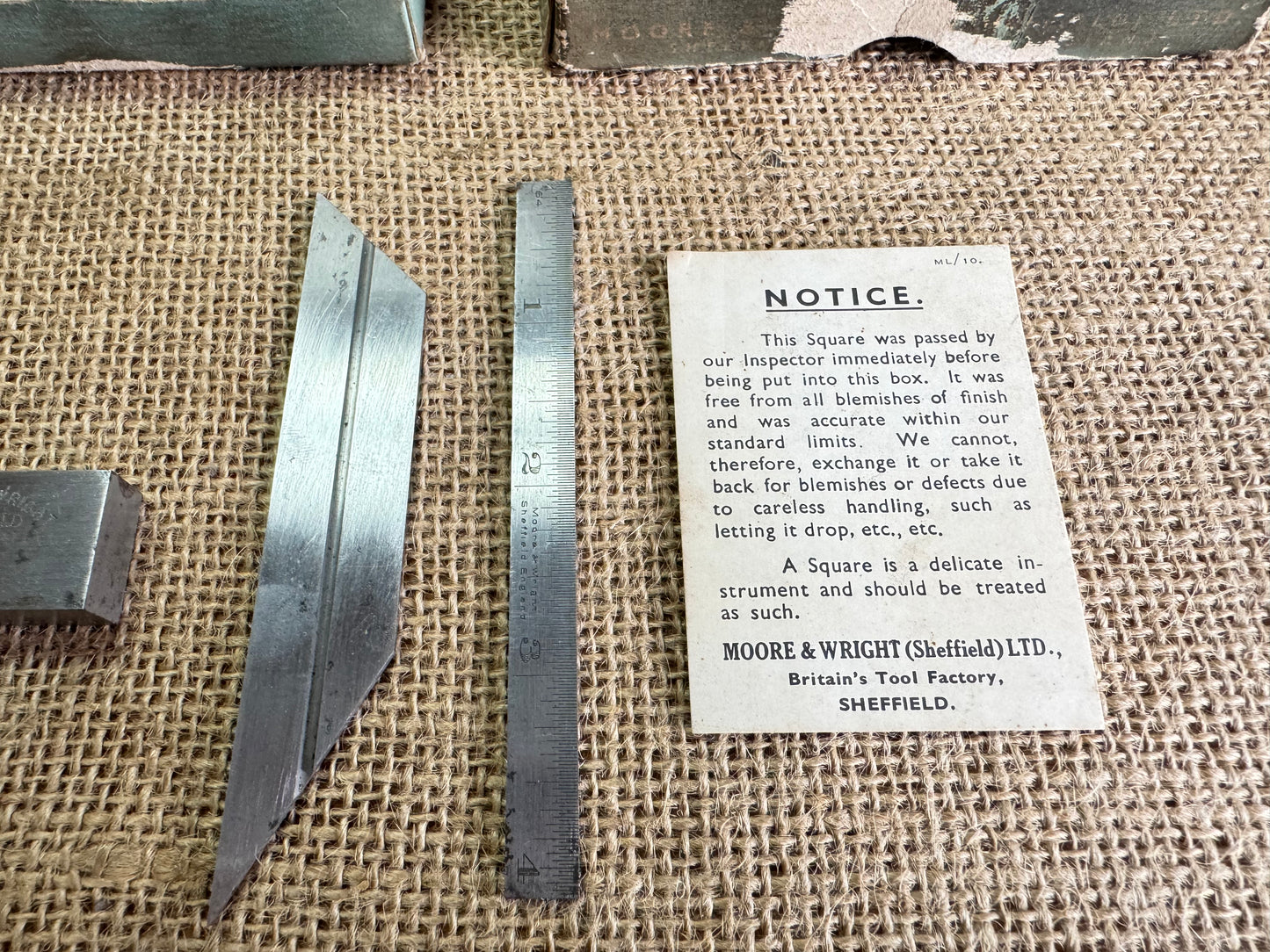 Moore & Wright No 416 Adjustable Square