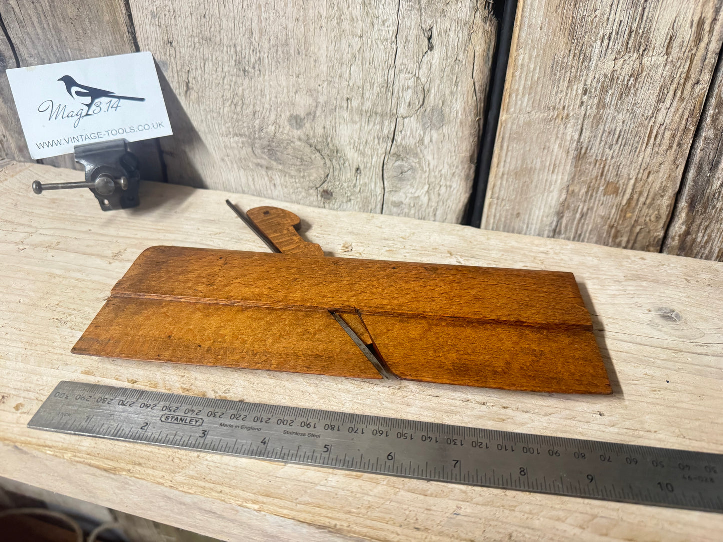 Thomas Bradburn & Son Beechwood Side Rabbet Moulding Plane