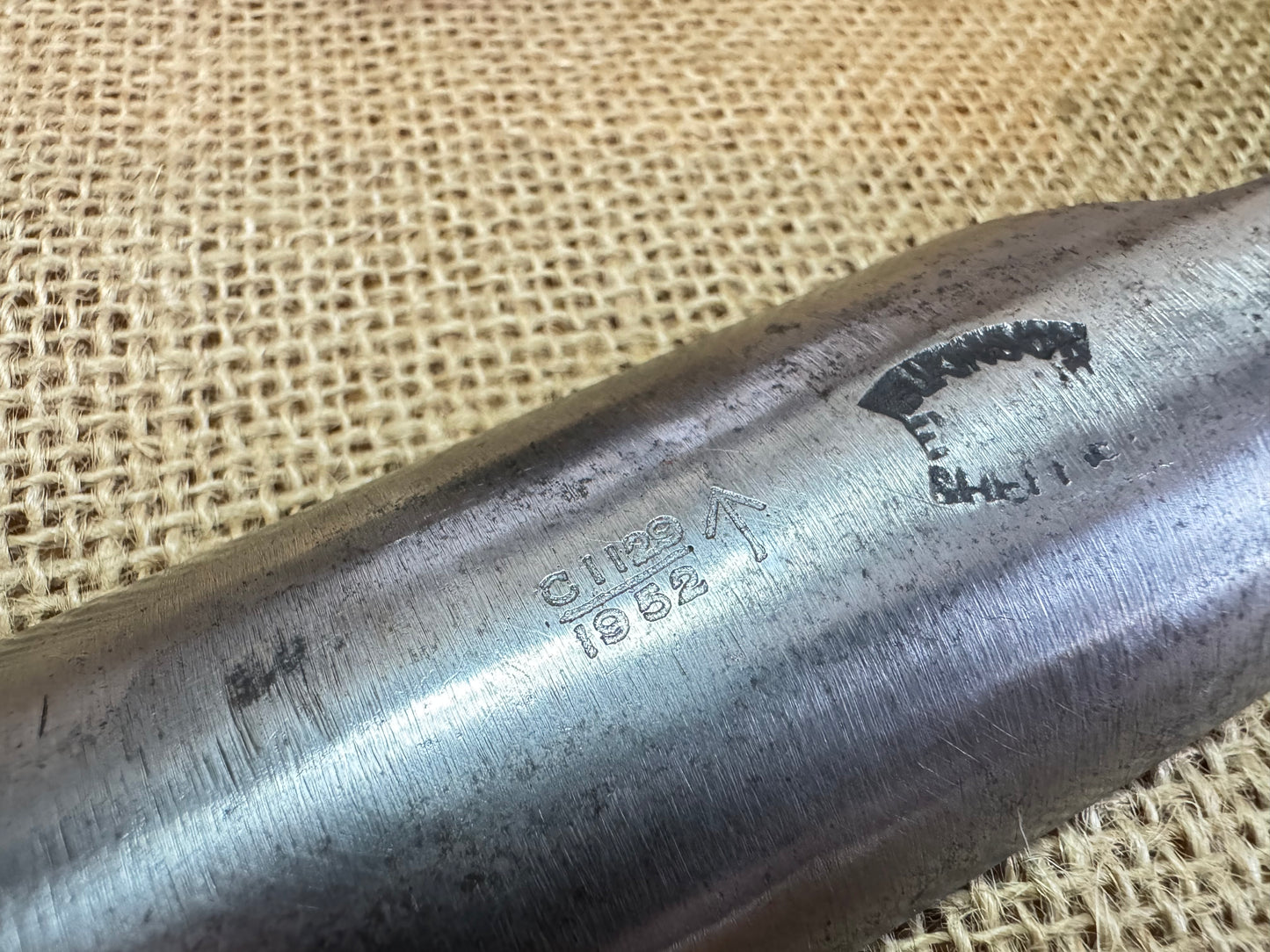 Vintage Wilkinson 1 1/4” Gouge Chisel with Military Broadarrow