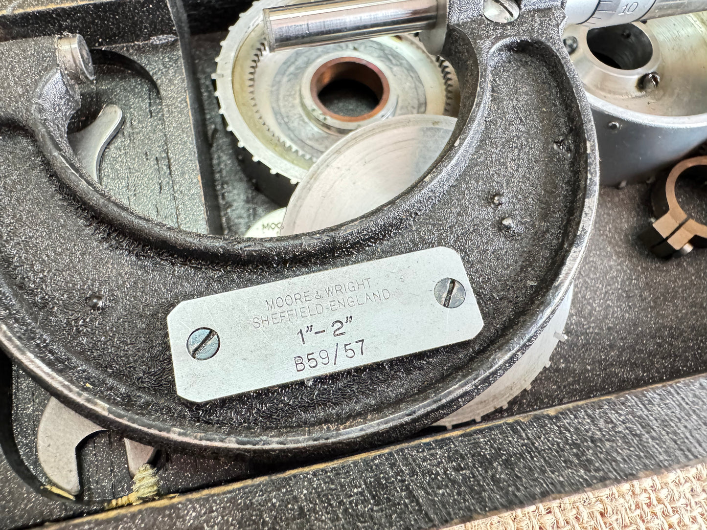 Moore & Wright B59/57 1-2” Braille Micrometer (Spares/Repairs)