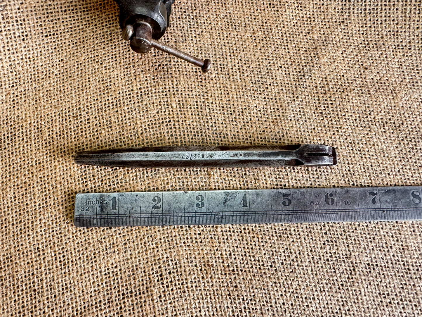 Vintage 6” Stonemasons Chisel with Replaceable Tip