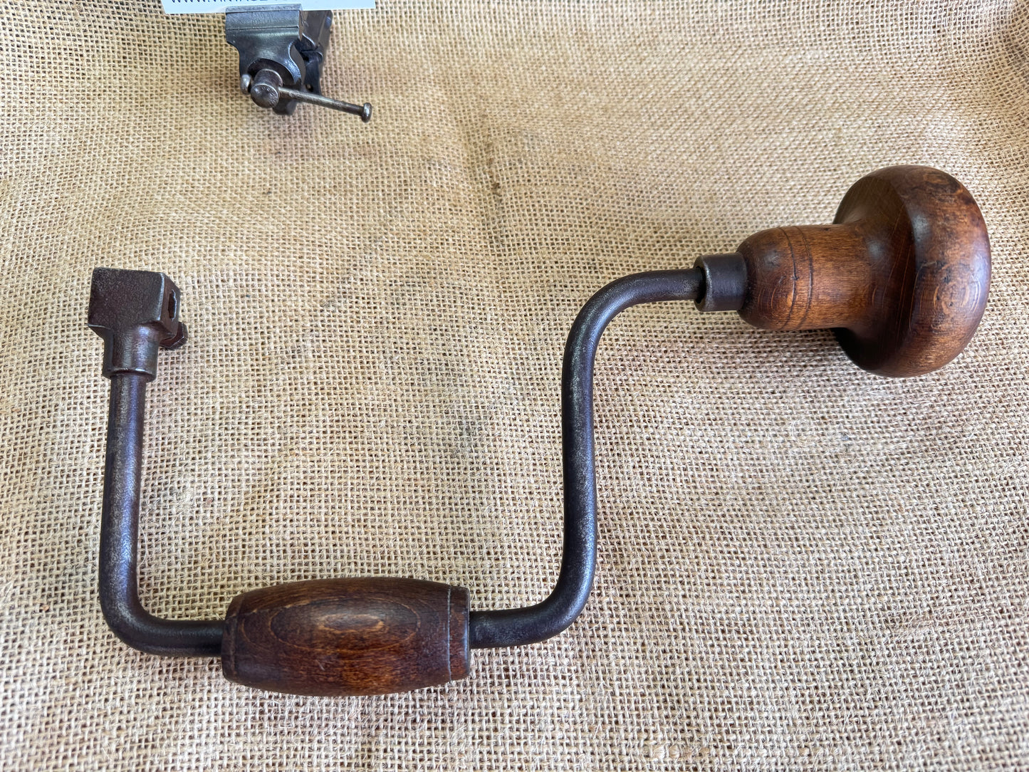 Antique Wooden Handled Drill Brace