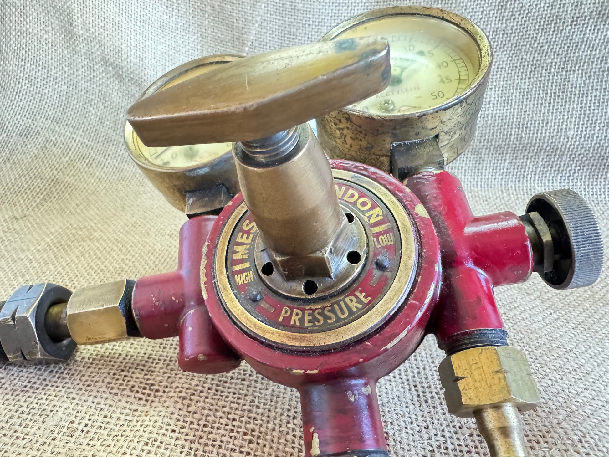 Vintage Tool Shop 
Messer Acetylene Gas Regulator