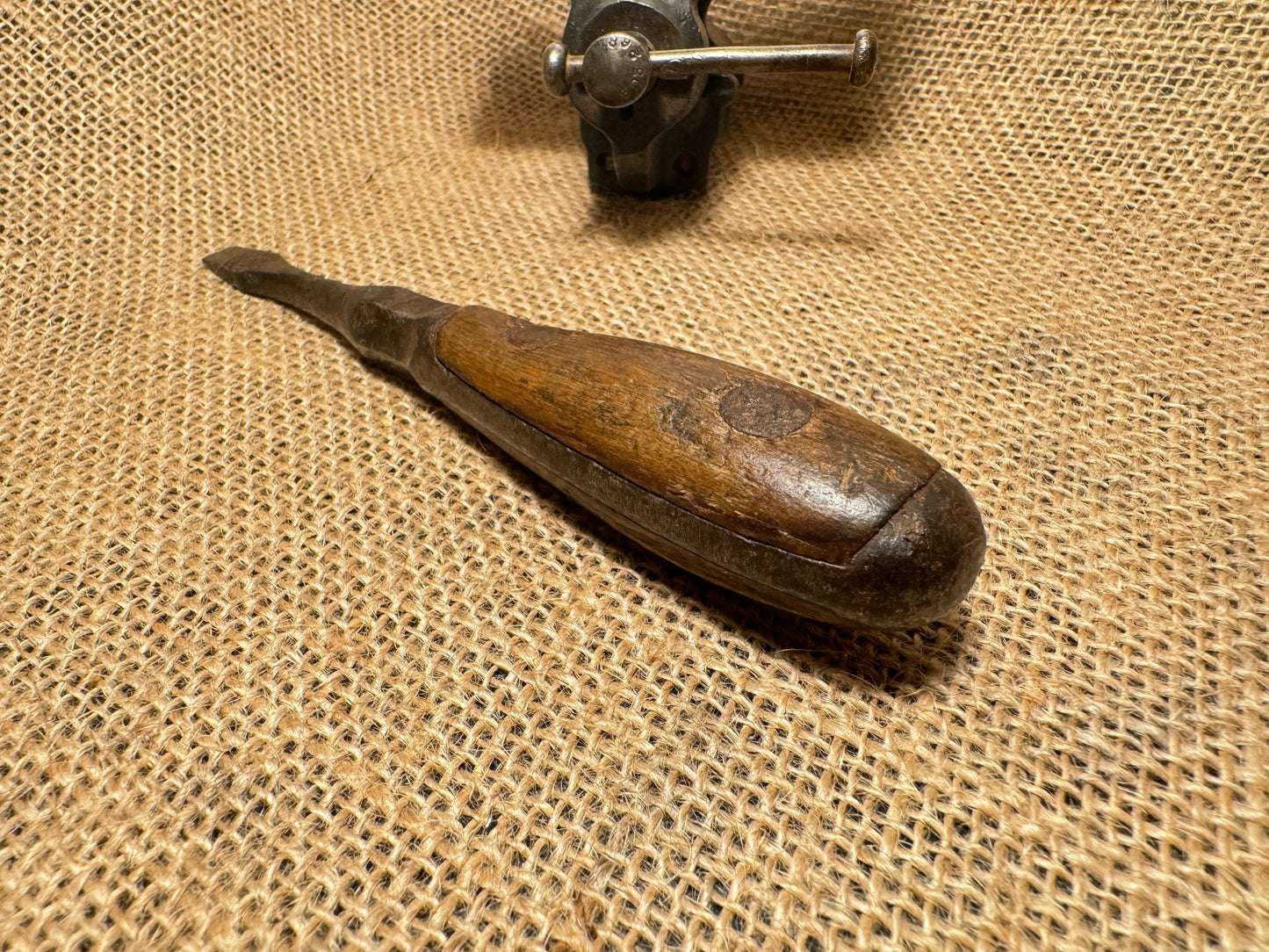 6” Vintage Perfect Pattern Handle Screwdriver / Turnscrew