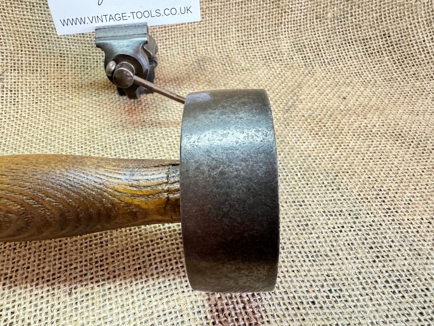 Mystery wooden Handle Vintage Tool Pulley / Roller / Hammer