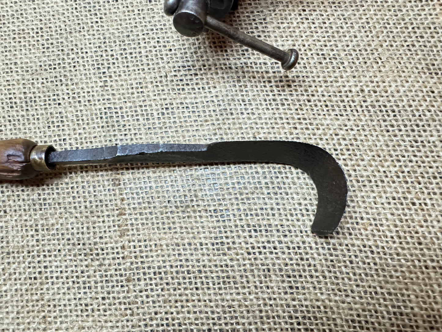 Wooden Handle Hook Knife for Hollowing and Spoon Carving
