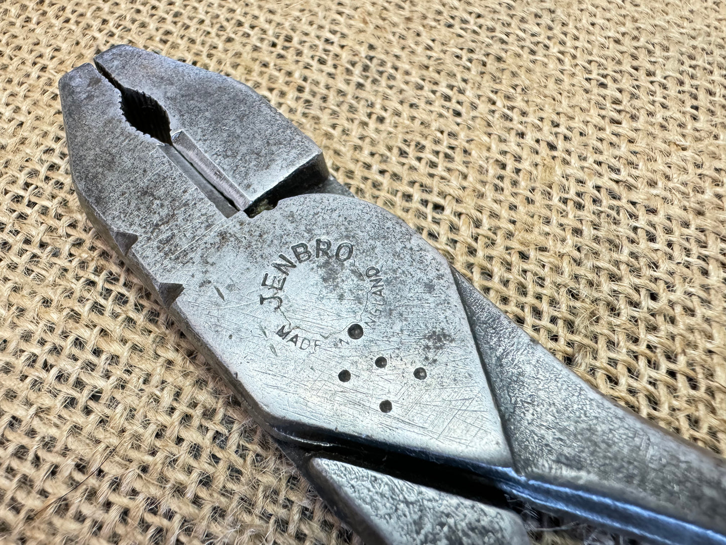 Vintage Jenbro Motorcycle Toolkit Pliers