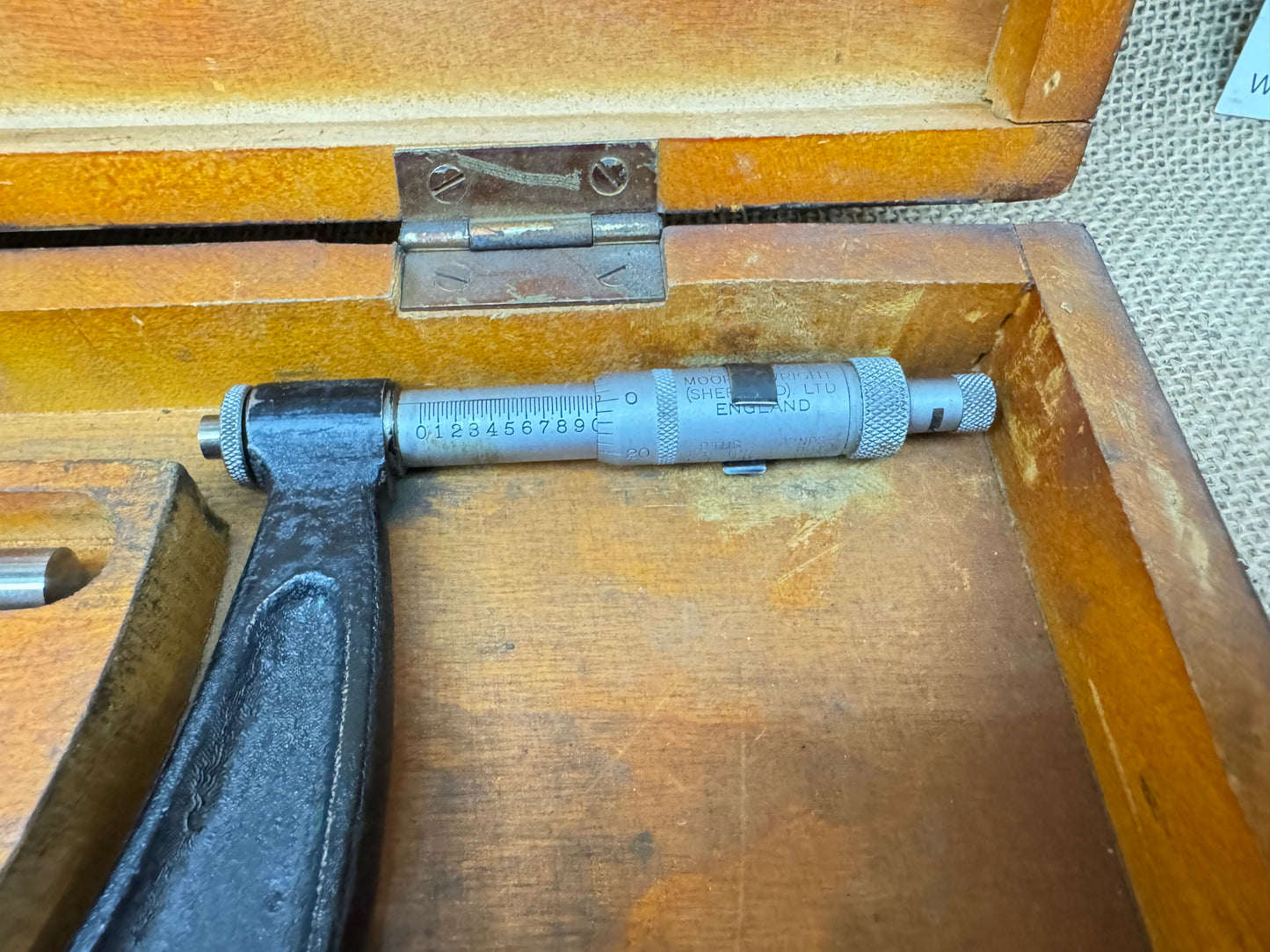 Moore & Wright 1044X 6-12” Micrometer