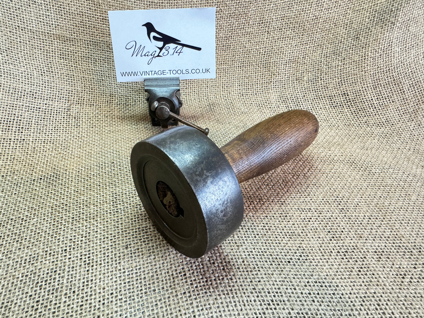 Mystery wooden Handle Vintage Tool Pulley / Roller / Hammer