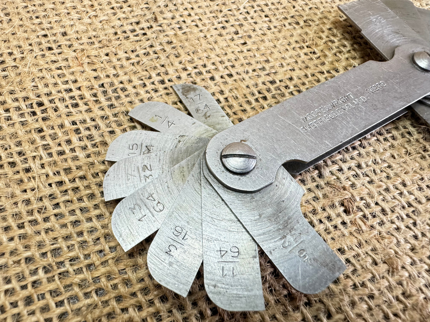 Moore and Wright No 206 Radius Gauge