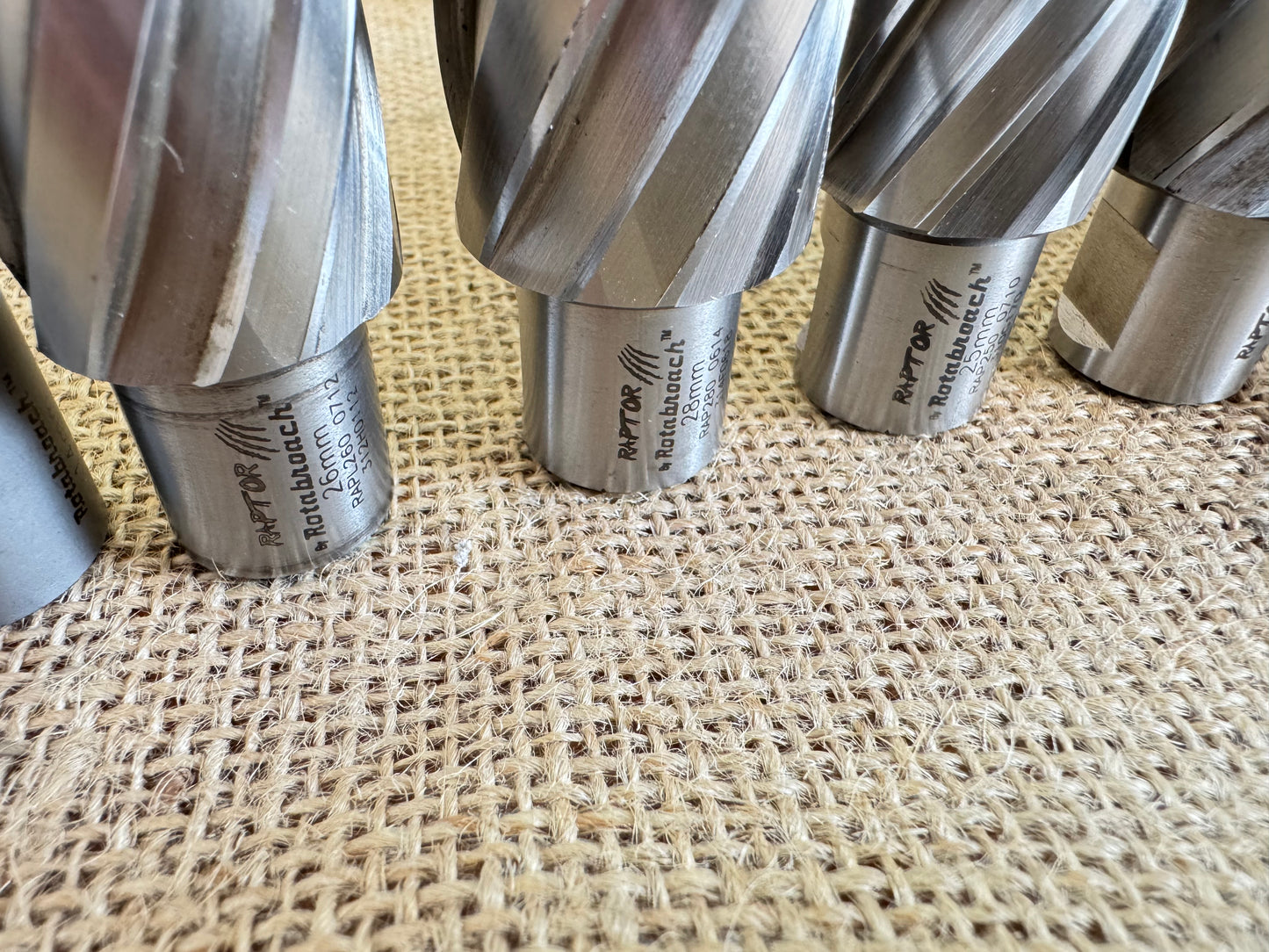 9 x Rotabroach Metric Cutters