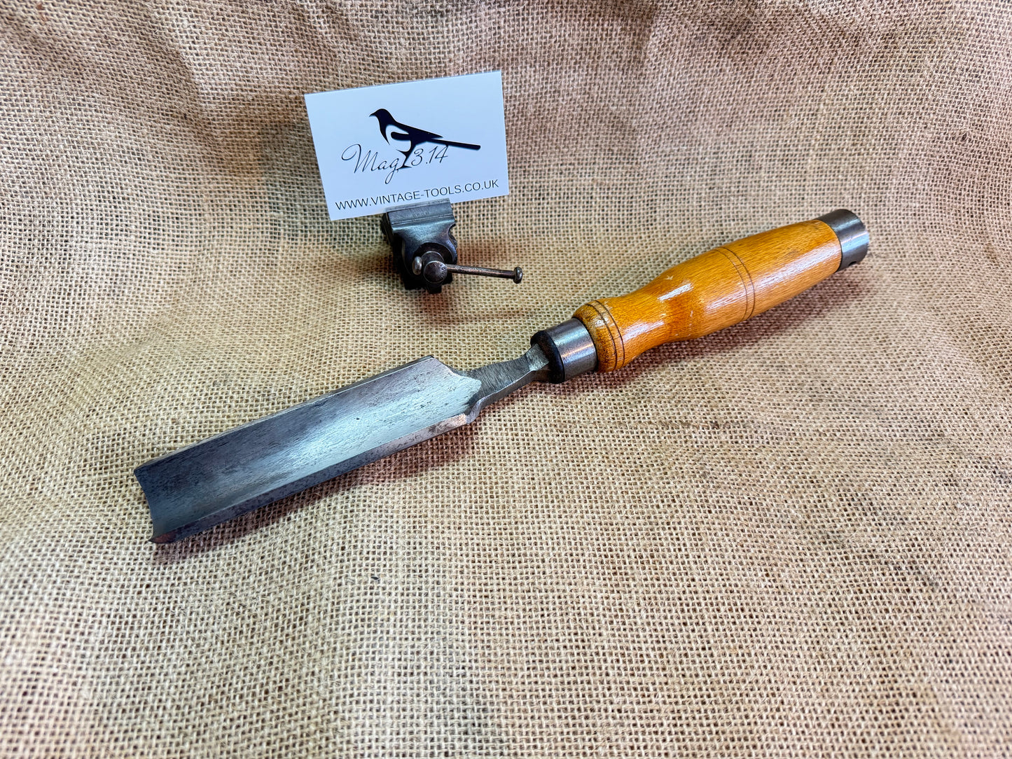 Vintage Wilkinson 1 1/4” Gouge Chisel with Military Broadarrow