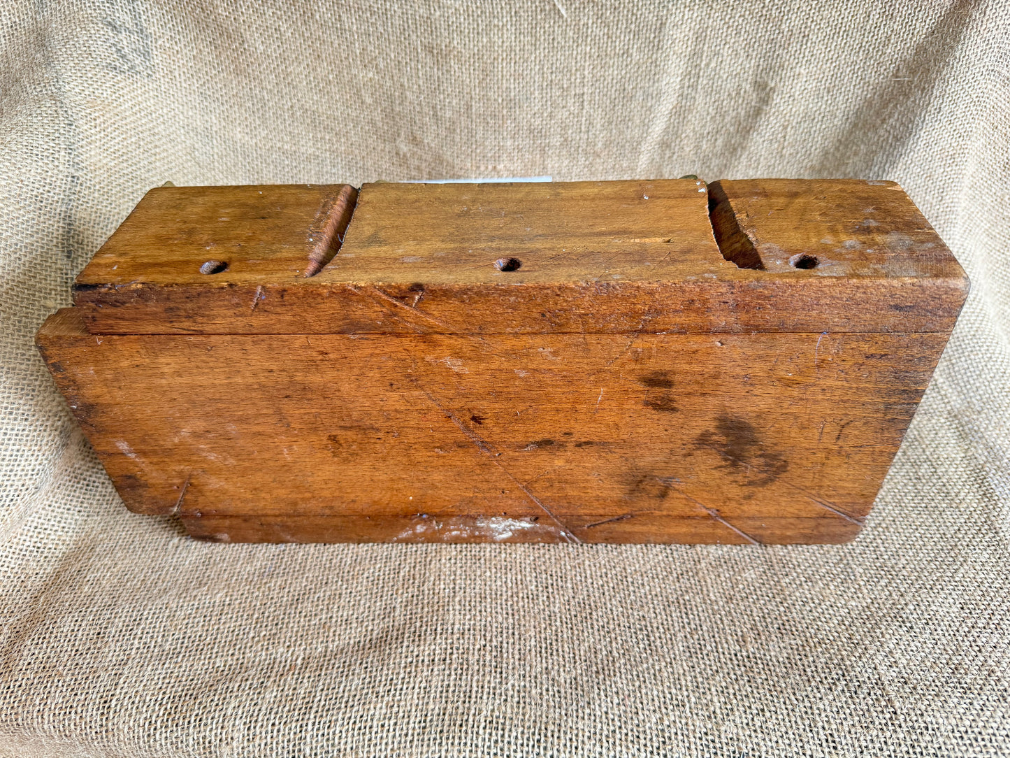 John Hall Tools (Birmingham) Beechwood Mitre Saw Block with Brass Guides