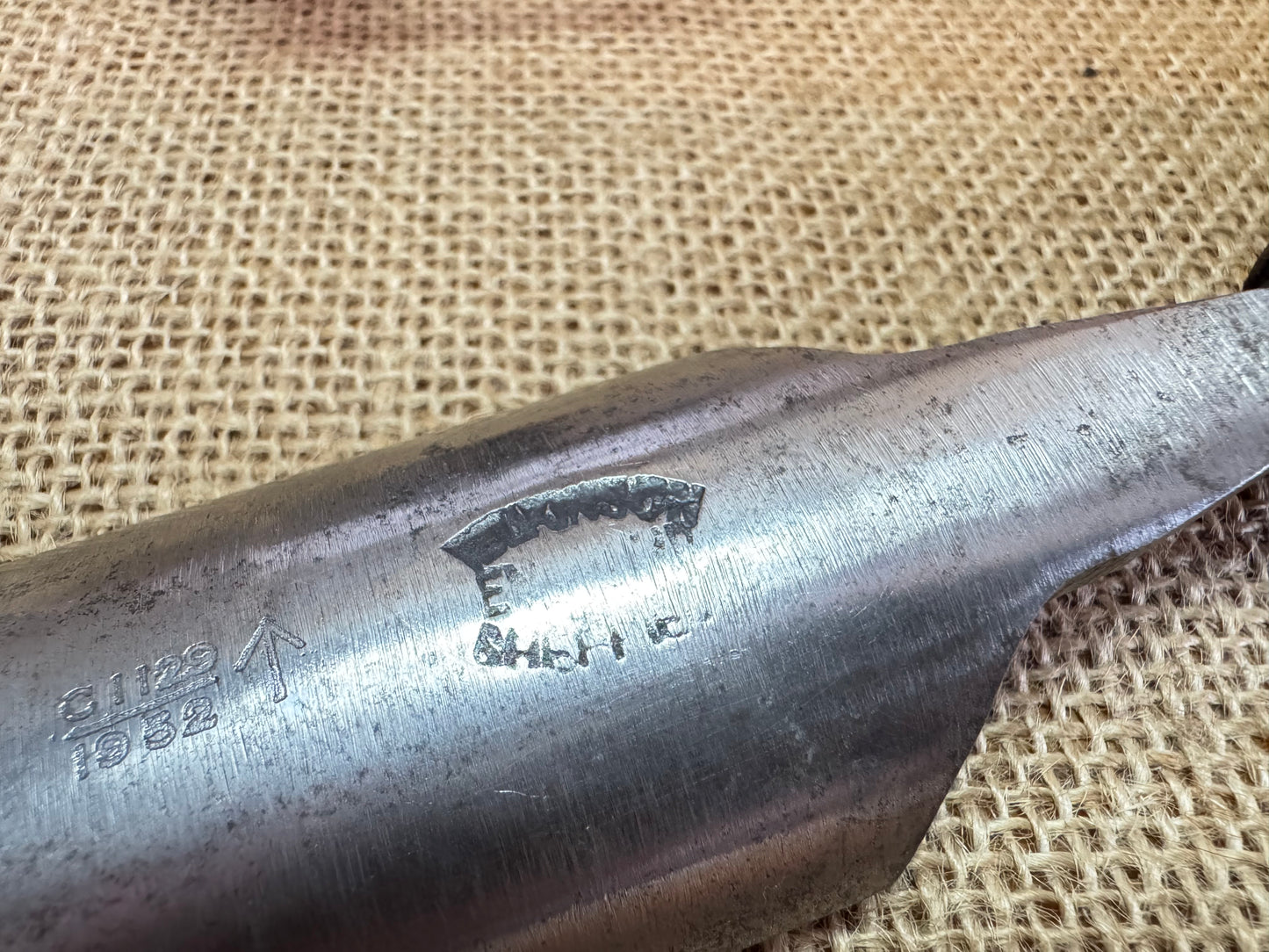 Vintage Wilkinson 1 1/4” Gouge Chisel with Military Broadarrow