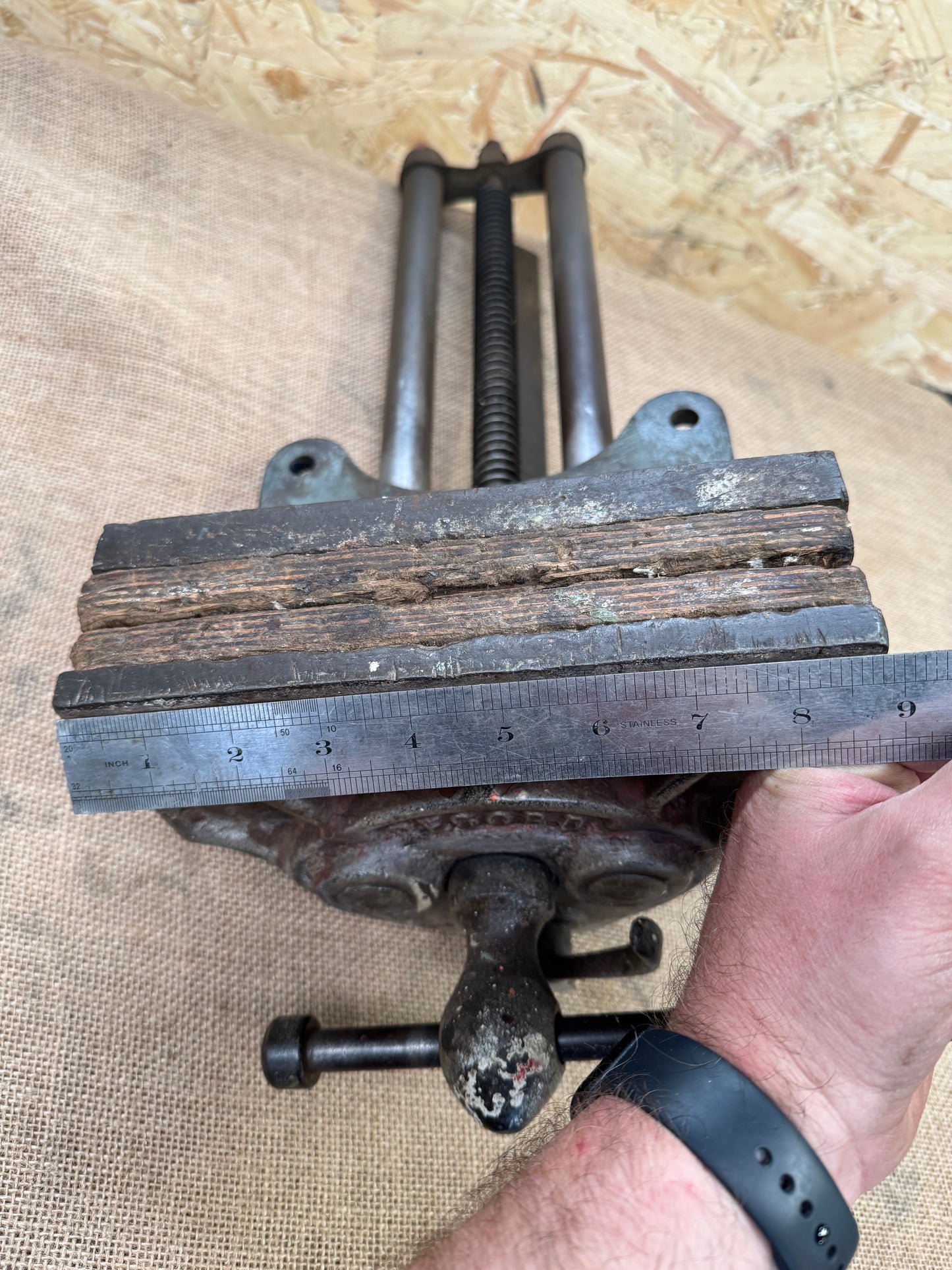 Record No 5 1/2 Woodworkers Vice