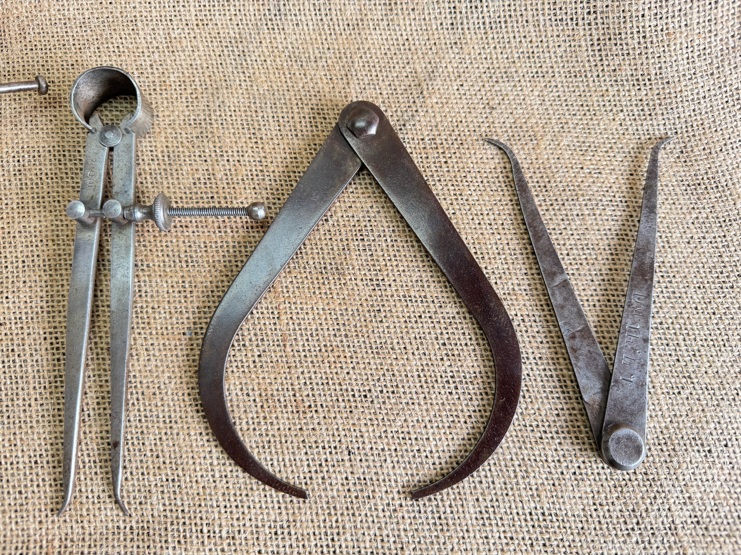 Selection of Vintage Engineers Measuring Calipers