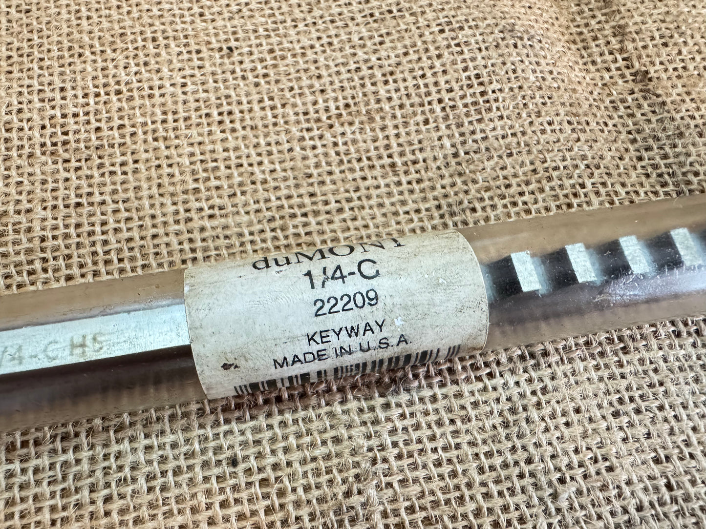 duMont 1/4 C 22209 Keyway Broach