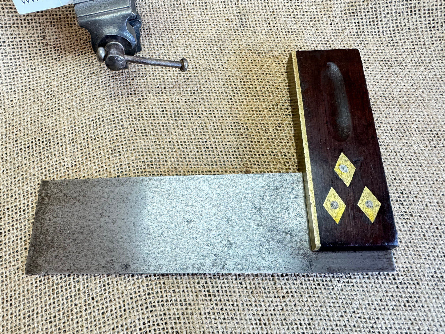 Marples 6” Brass & Rosewood Square