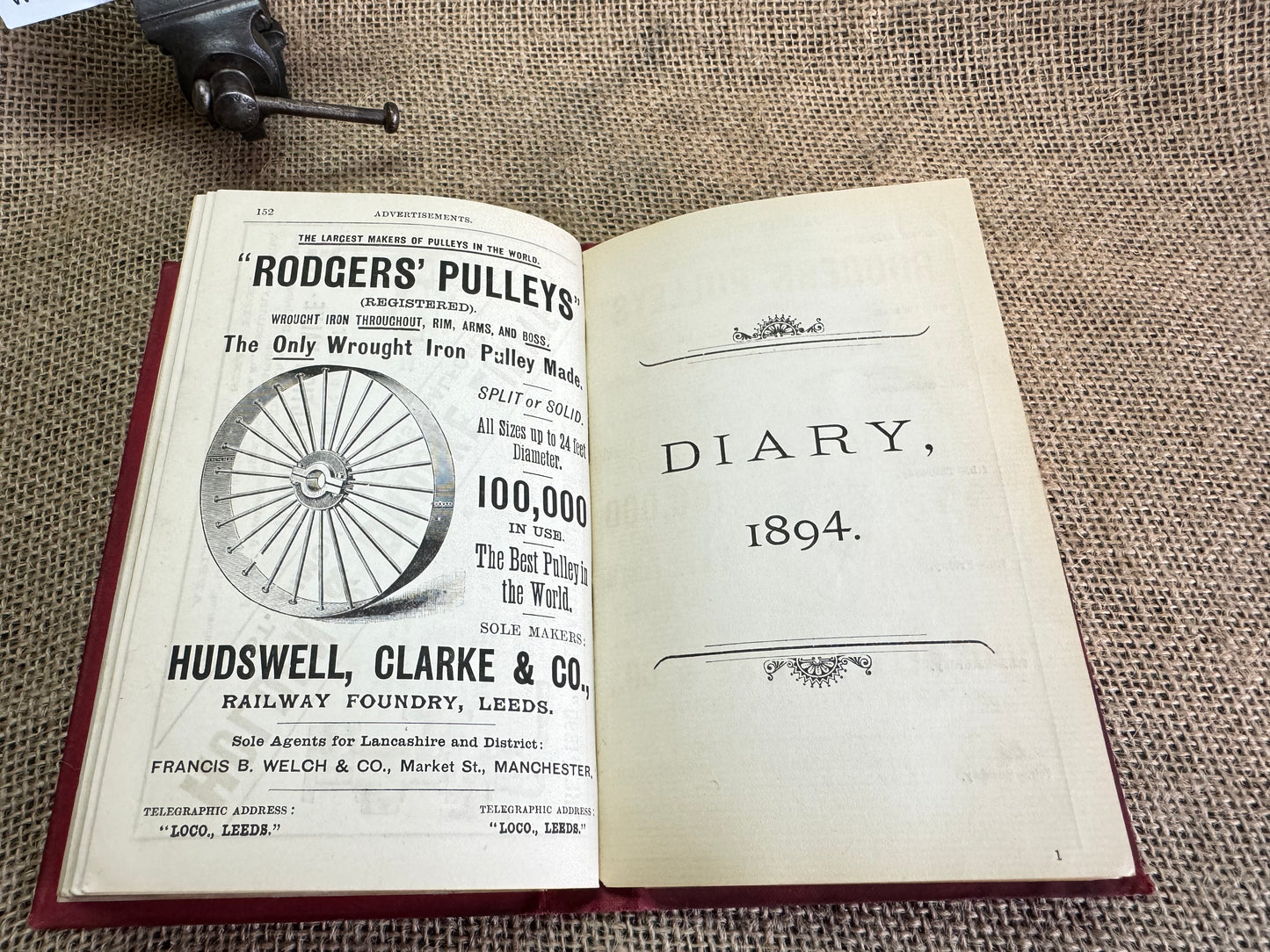 1894 Mechanical World Pocket Diary and Yearbook