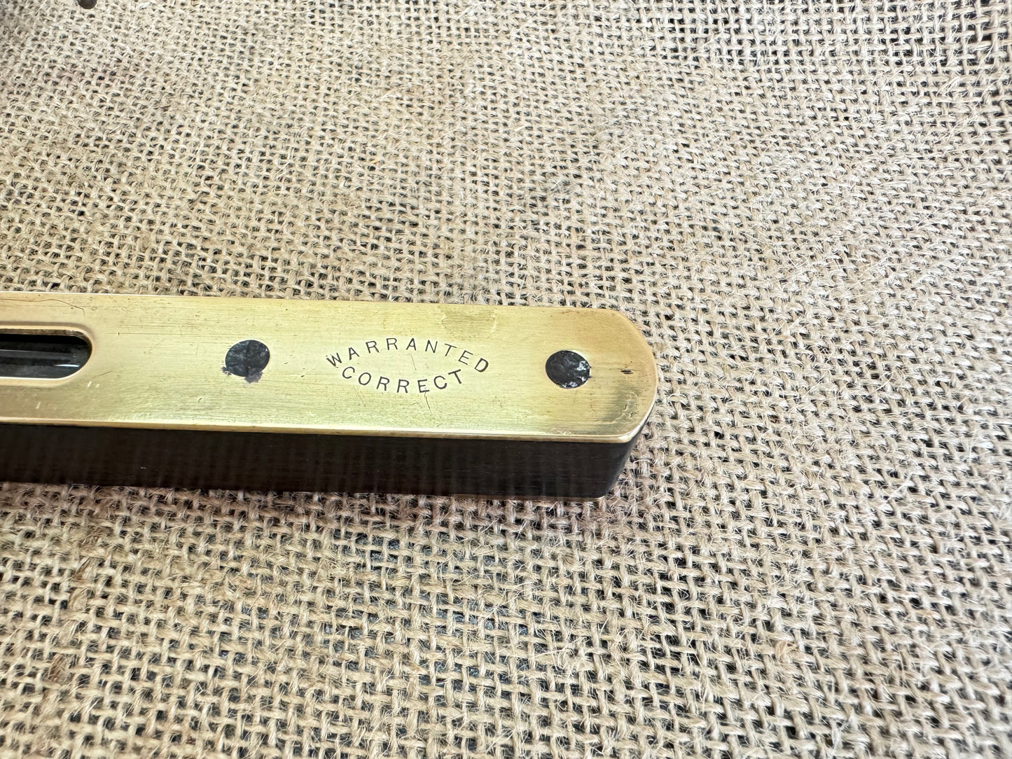 J Rabone & Sons Brass and Hardwood 8” Level